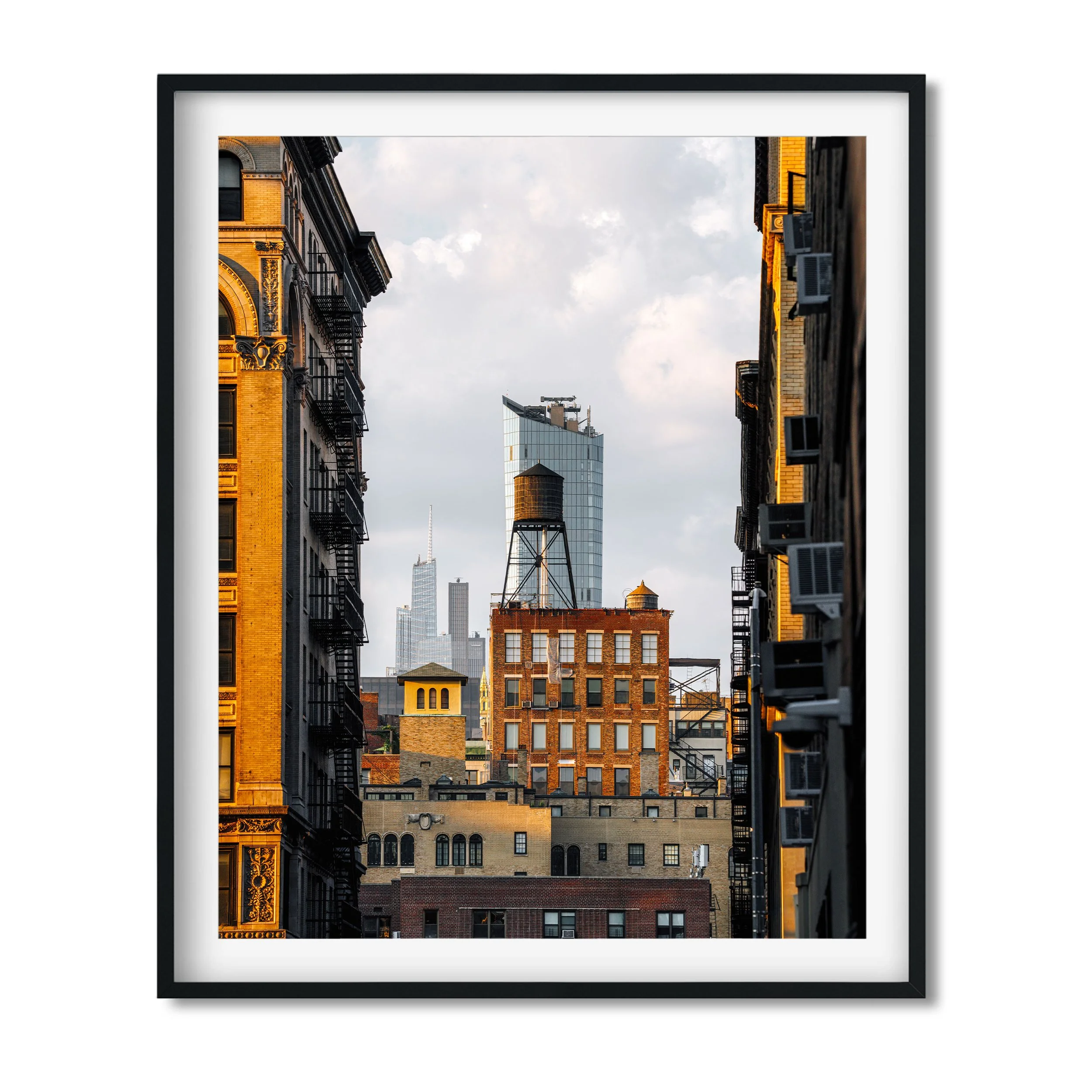 Water Tower on 29 E 10th Street in Greenwich Village - NYC Photography Color Fine Art Print Wall Art