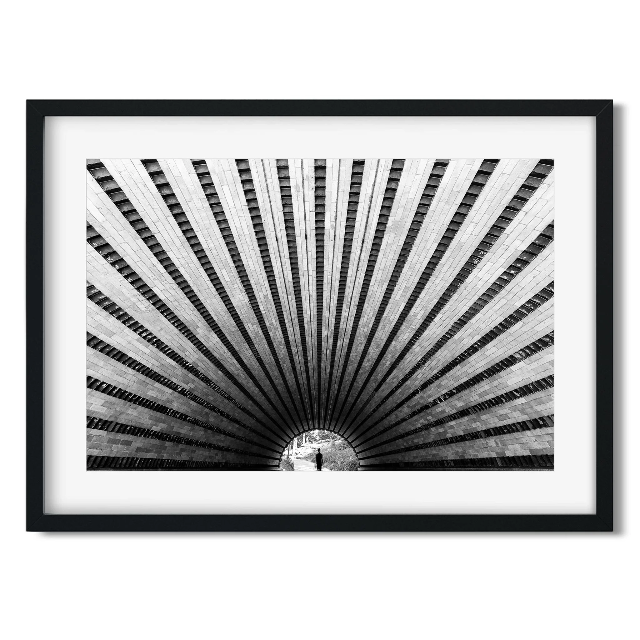 Playmates Arch Central Park - Black and White New York City Architecture Photography Fine Art Print