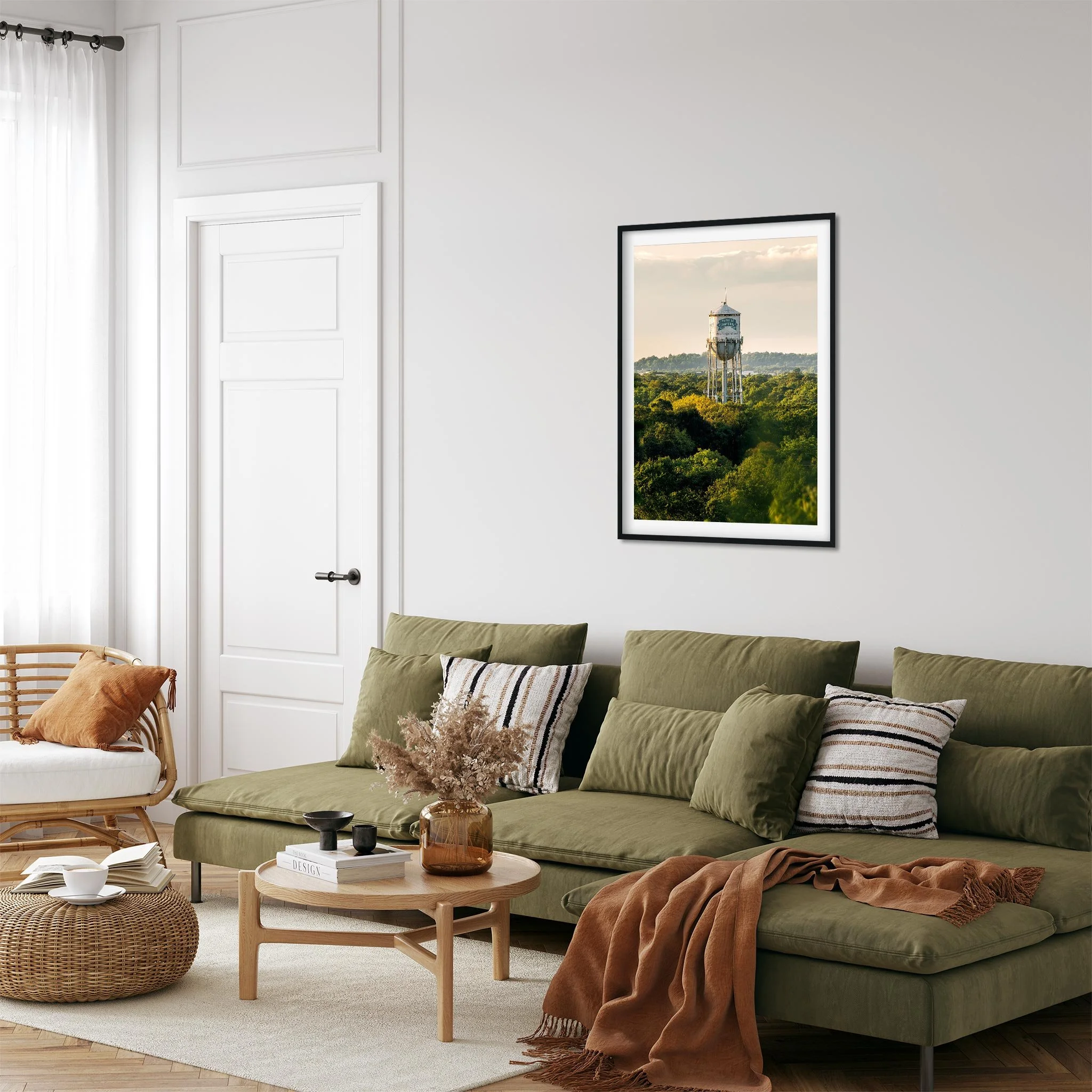 Home of Champions Water Tower in Freeport - New York Photography Color Fine Art Print Wall Art