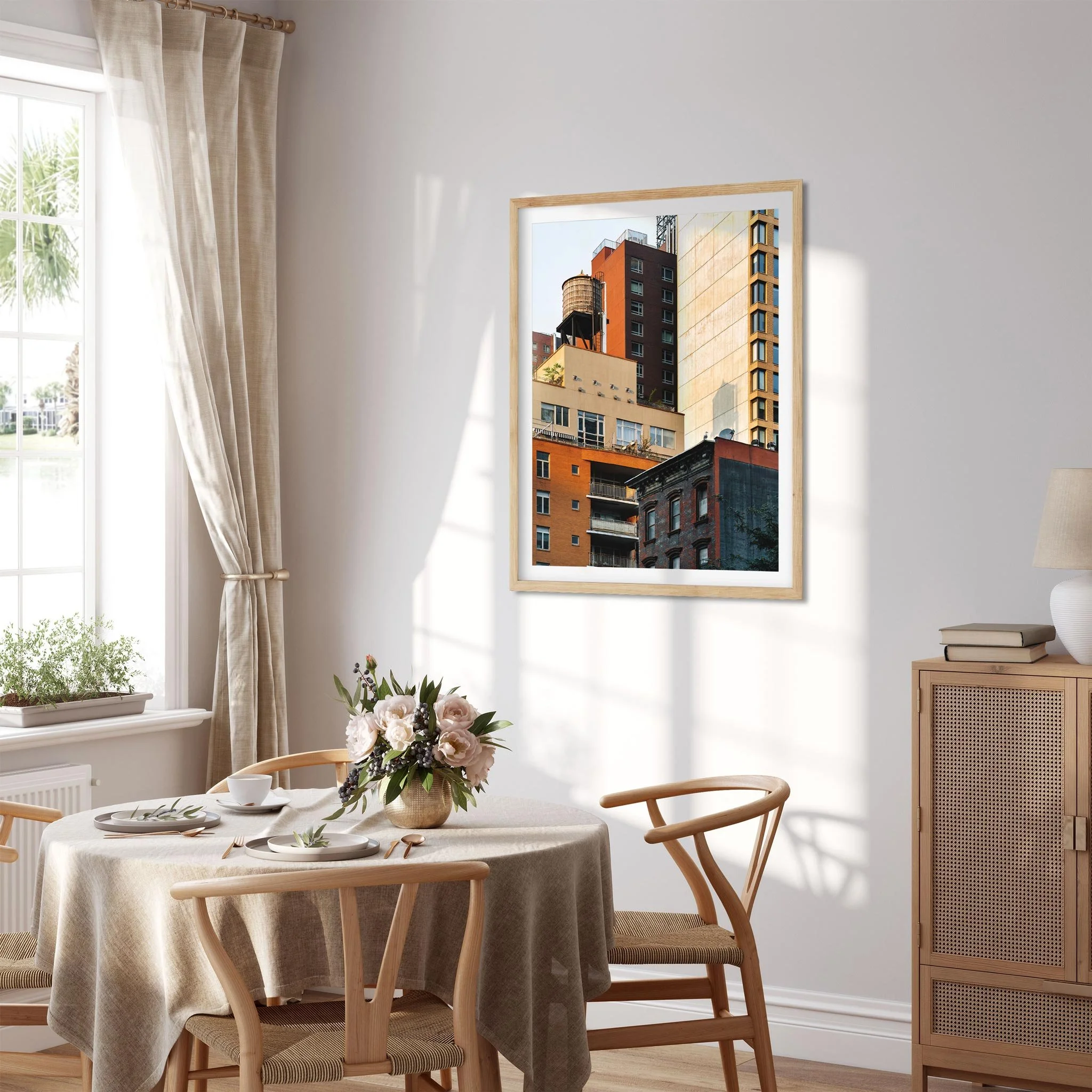 Water Tower on 502 9th Ave in Garment District - NYC Photography Color Fine Art Print Wall Art
