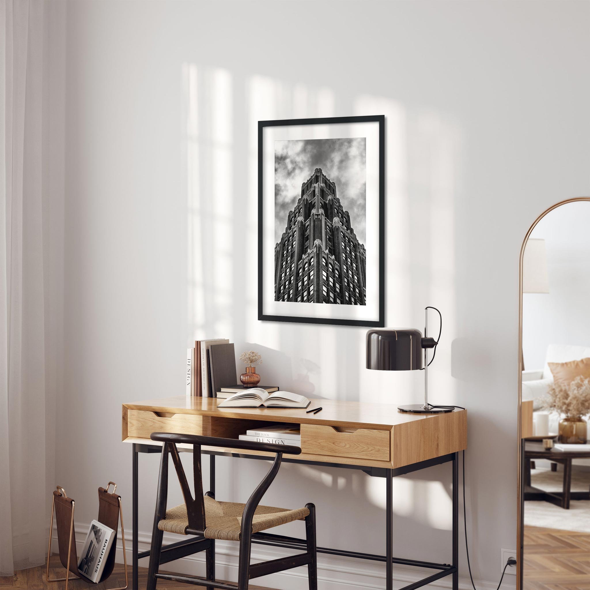 519 8th Avenue, Brooklyn - Black and White New York City Architecture Photography Fine Art Print