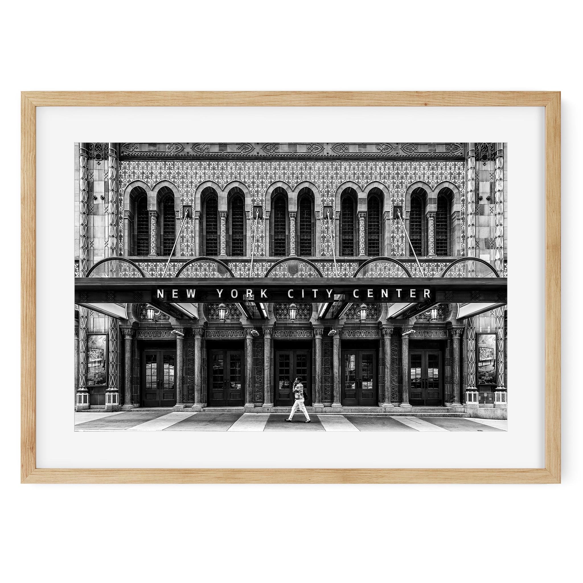 New York City Center - Black and White New York City Architecture Photography Fine Art Print