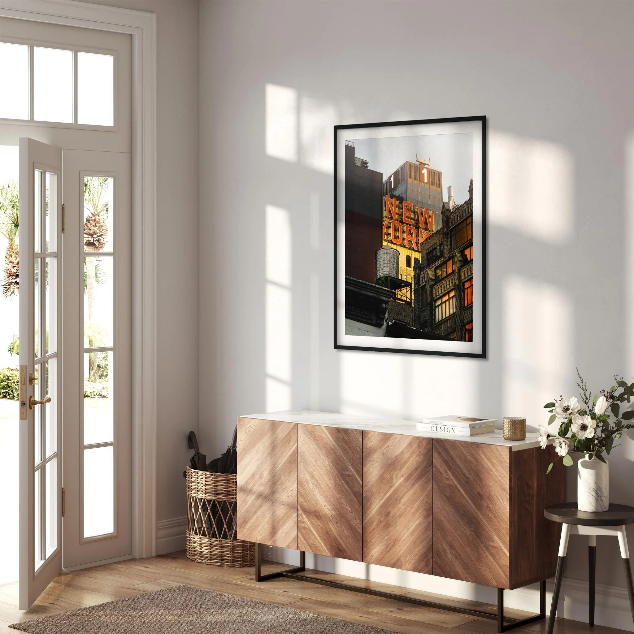Water Tower with New Yorker sign in Hell's Kitchen - NYC Photography Color Fine Art Print Wall Art