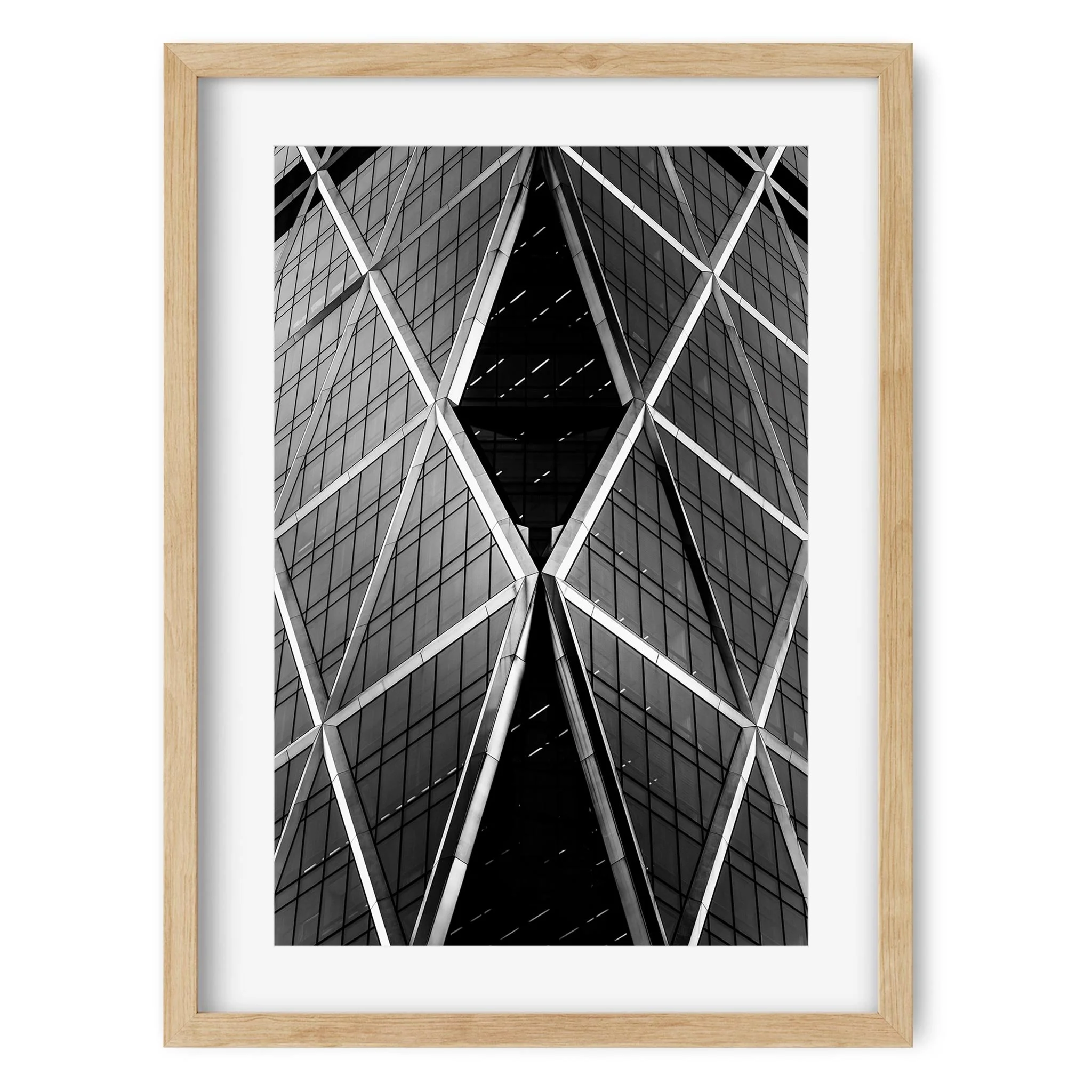 Hearst Tower - Black and White New York City Architecture Photography Fine Art Print