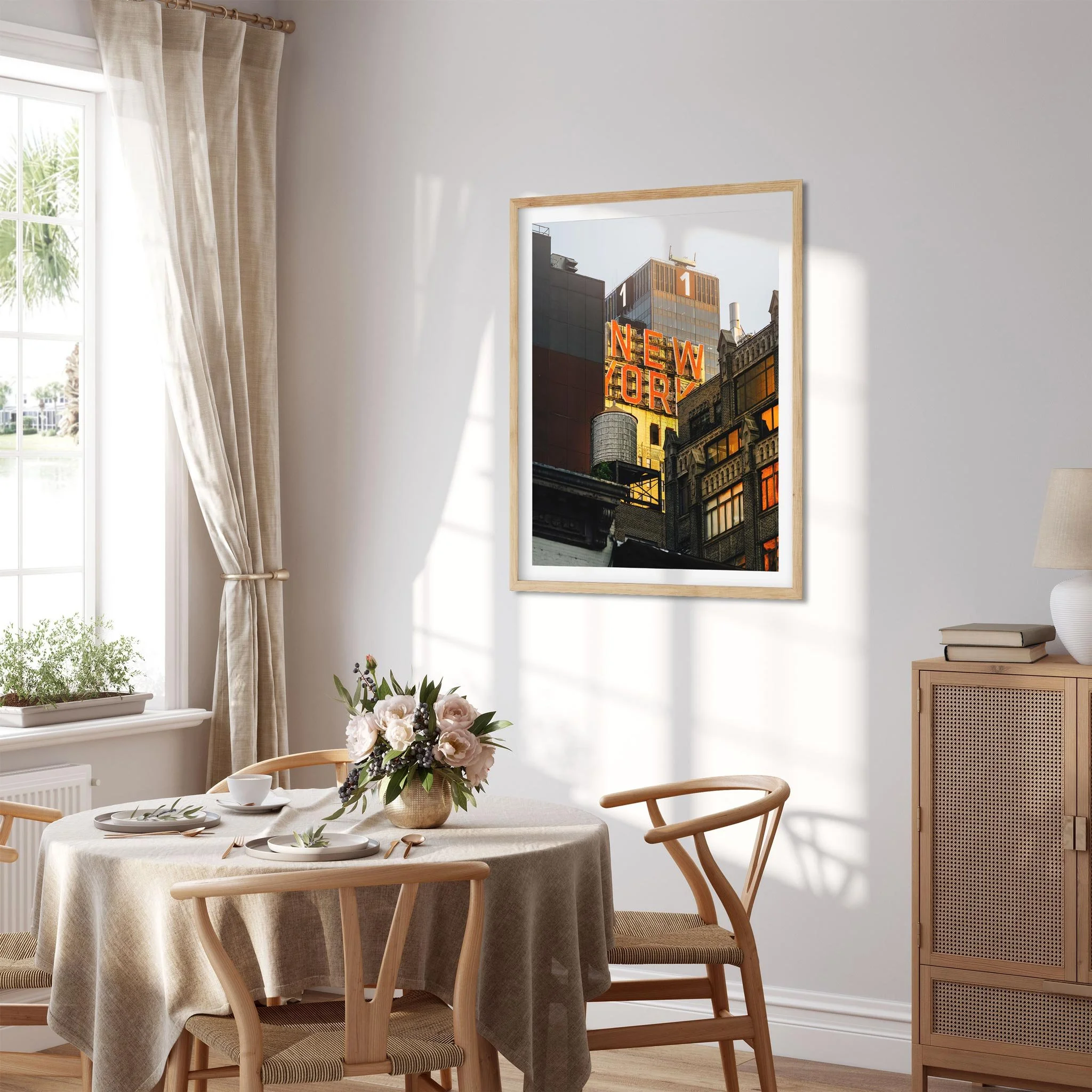 Water Tower with New Yorker sign in Hell's Kitchen - NYC Photography Color Fine Art Print Wall Art