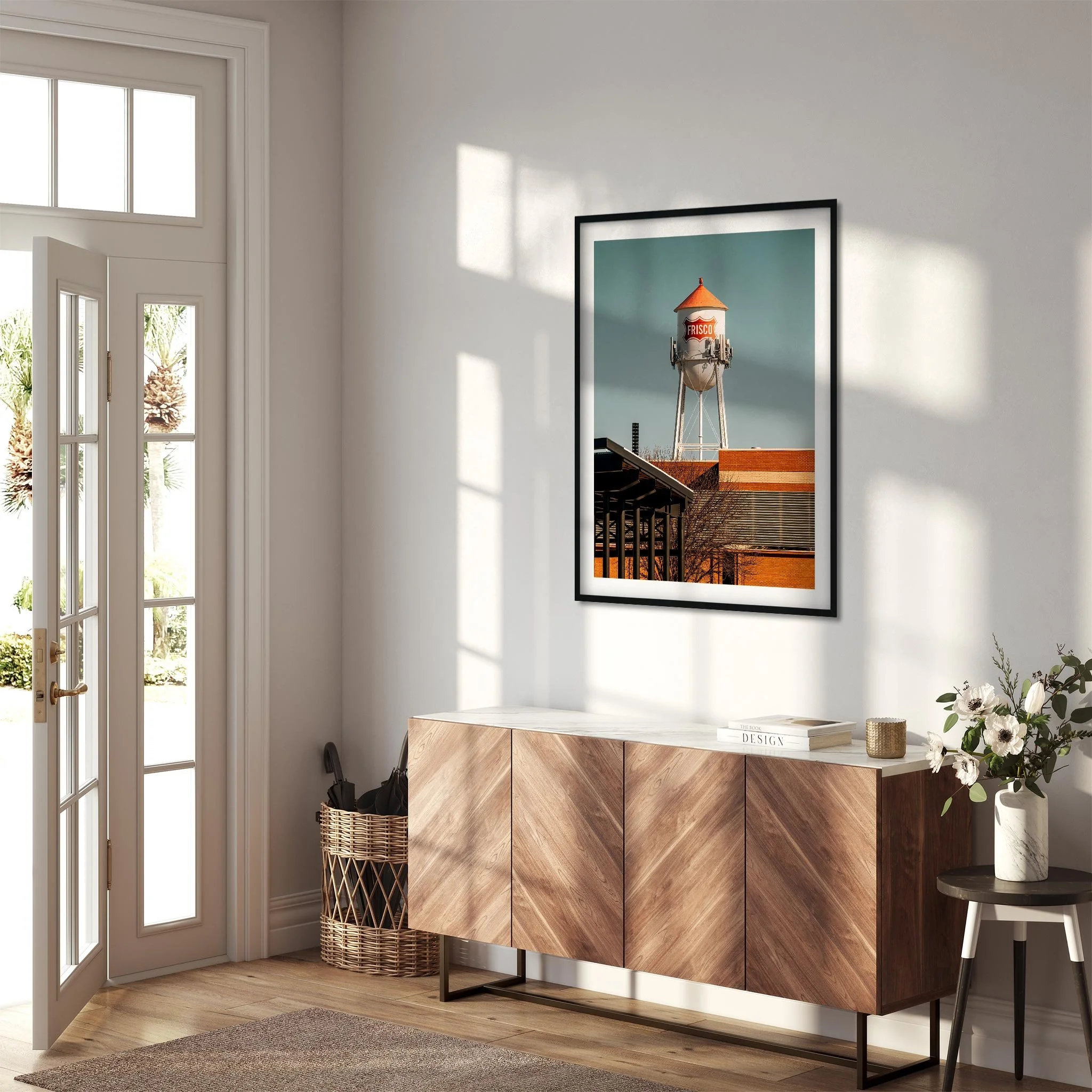 Frisco Water Tower in Frisco, Texas - Water Tower Photography Color Fine Art Print Wall Art