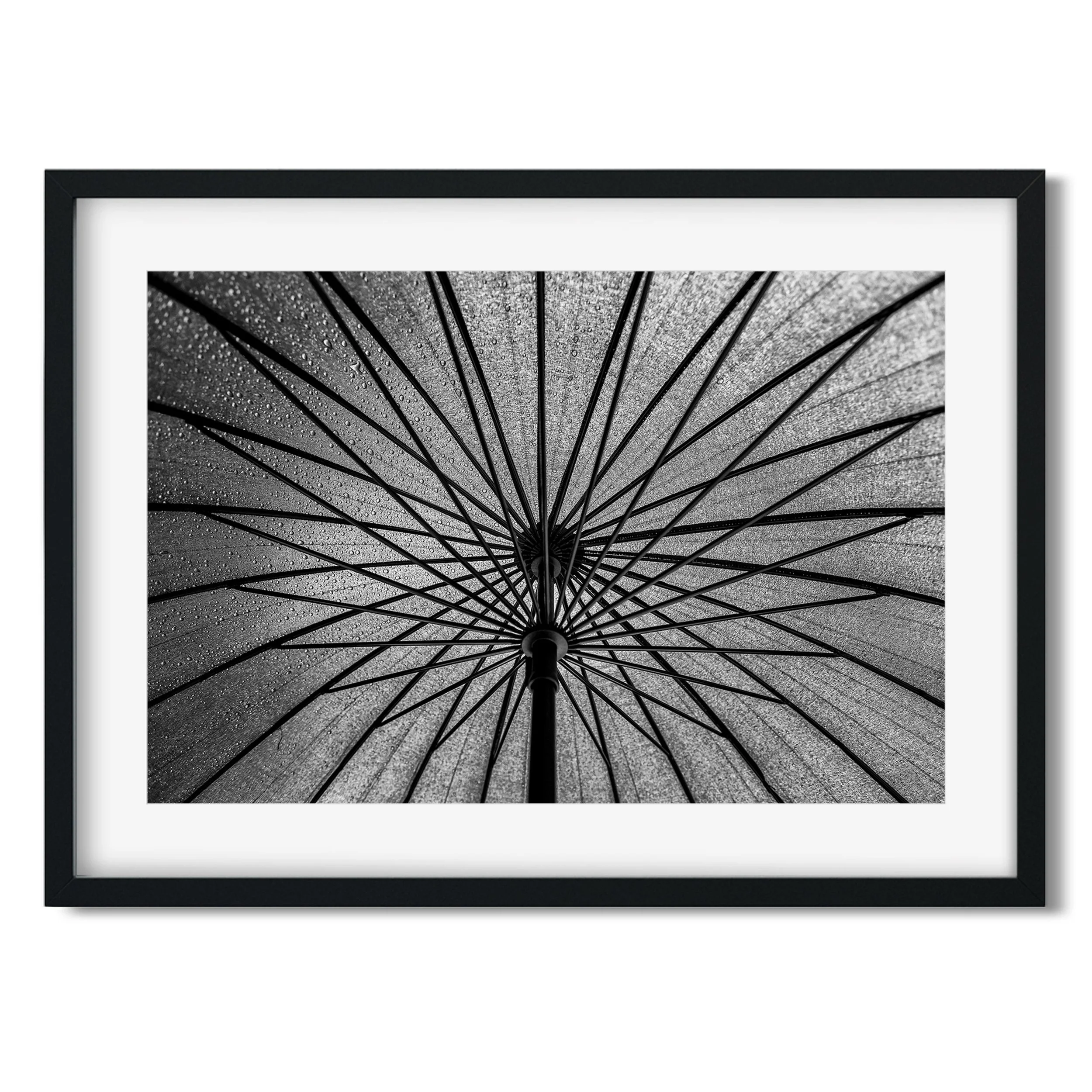 Umbrella Brooklyn - Black and White New York City Architecture Photography Fine Art Print
