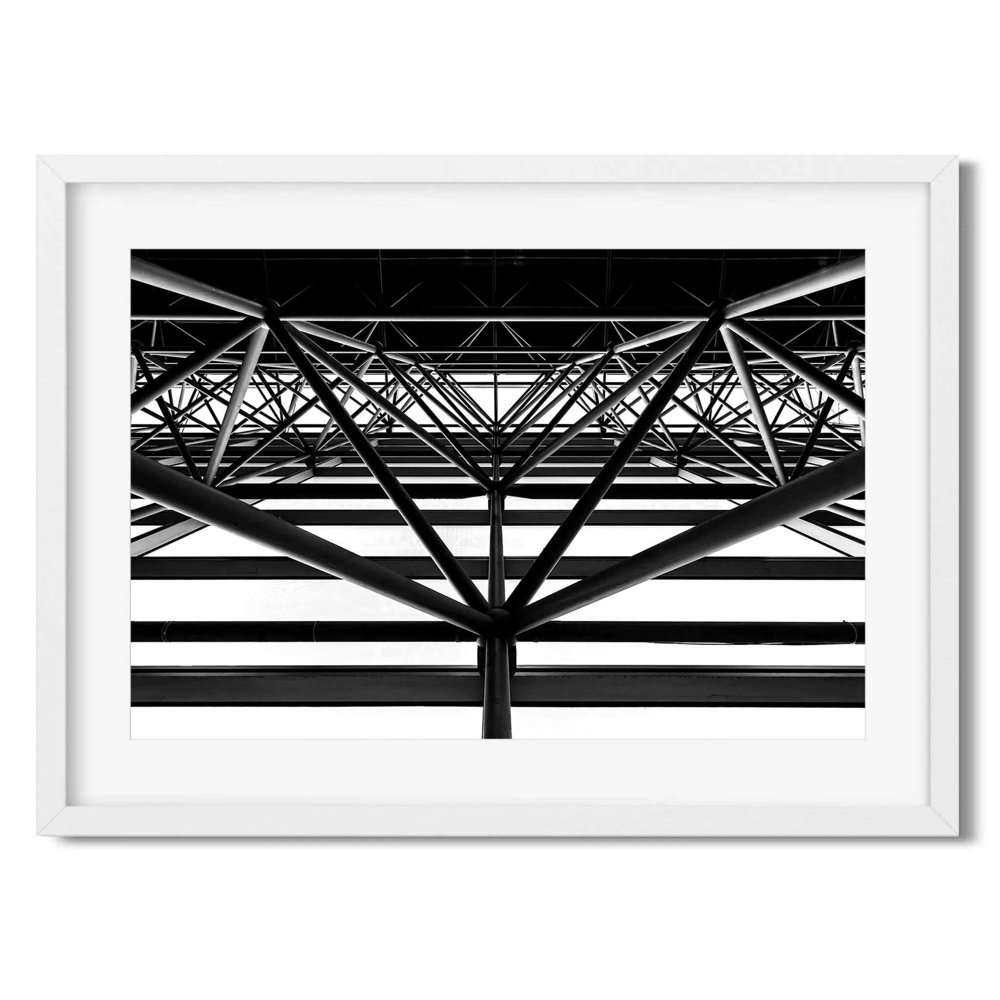 Jacob K. Javits Convention Center - Black and White NYC Architecture Photography Fine Art Print