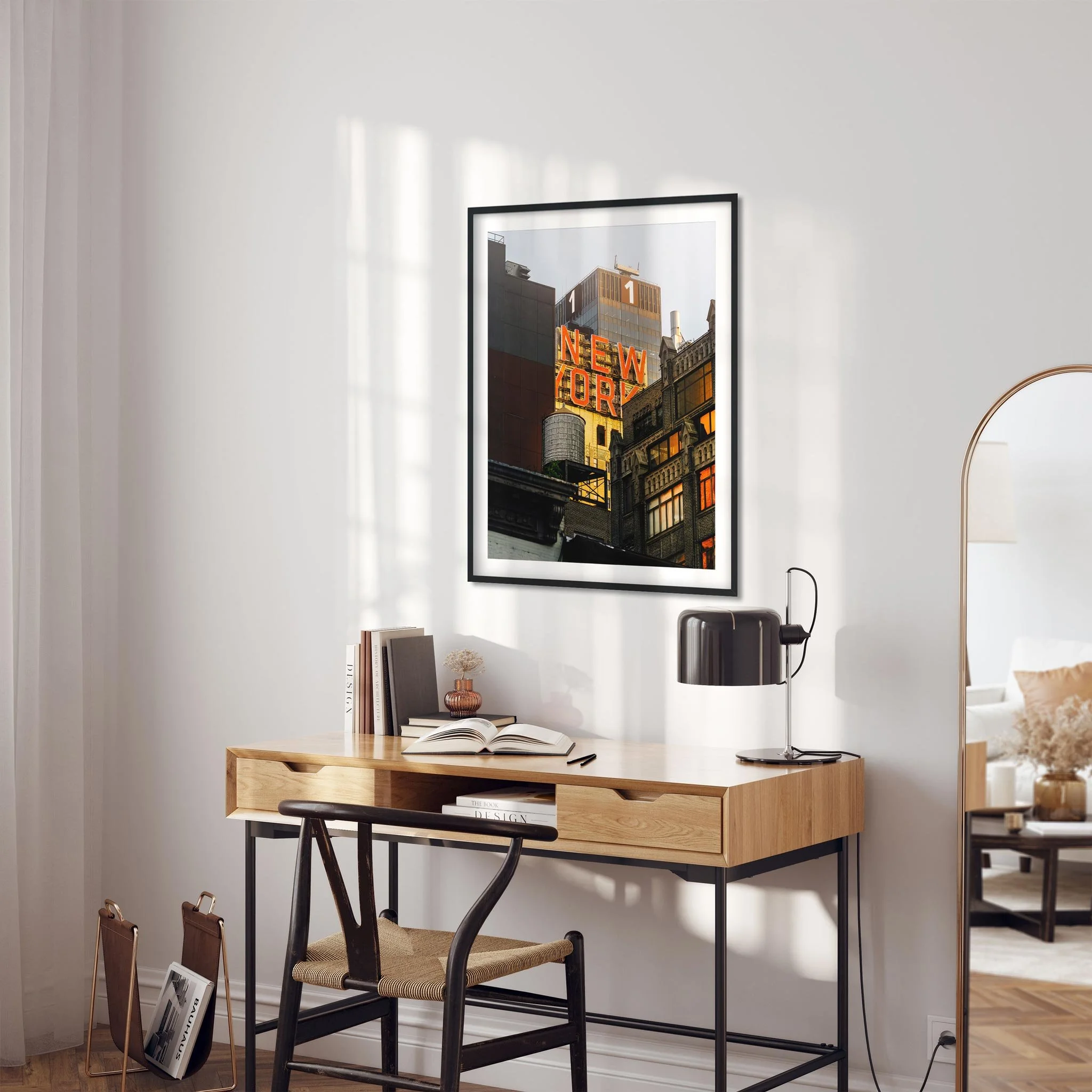 Water Tower with New Yorker sign in Hell's Kitchen - NYC Photography Color Fine Art Print Wall Art
