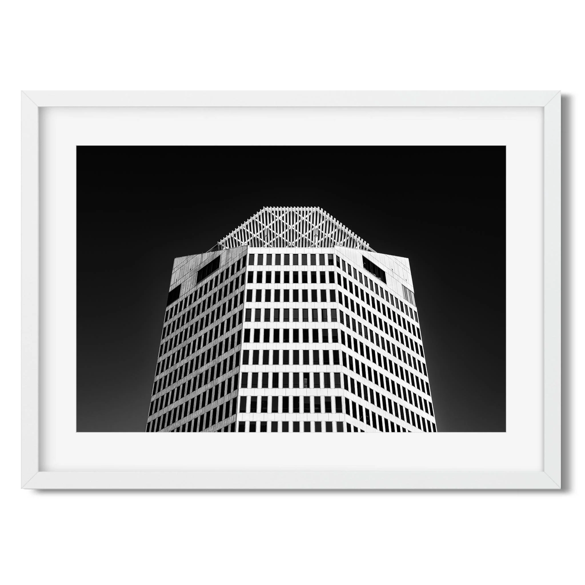 2101 Ross Avenue, Dallas - Black and White Texas Architecture Photography Fine Art Print