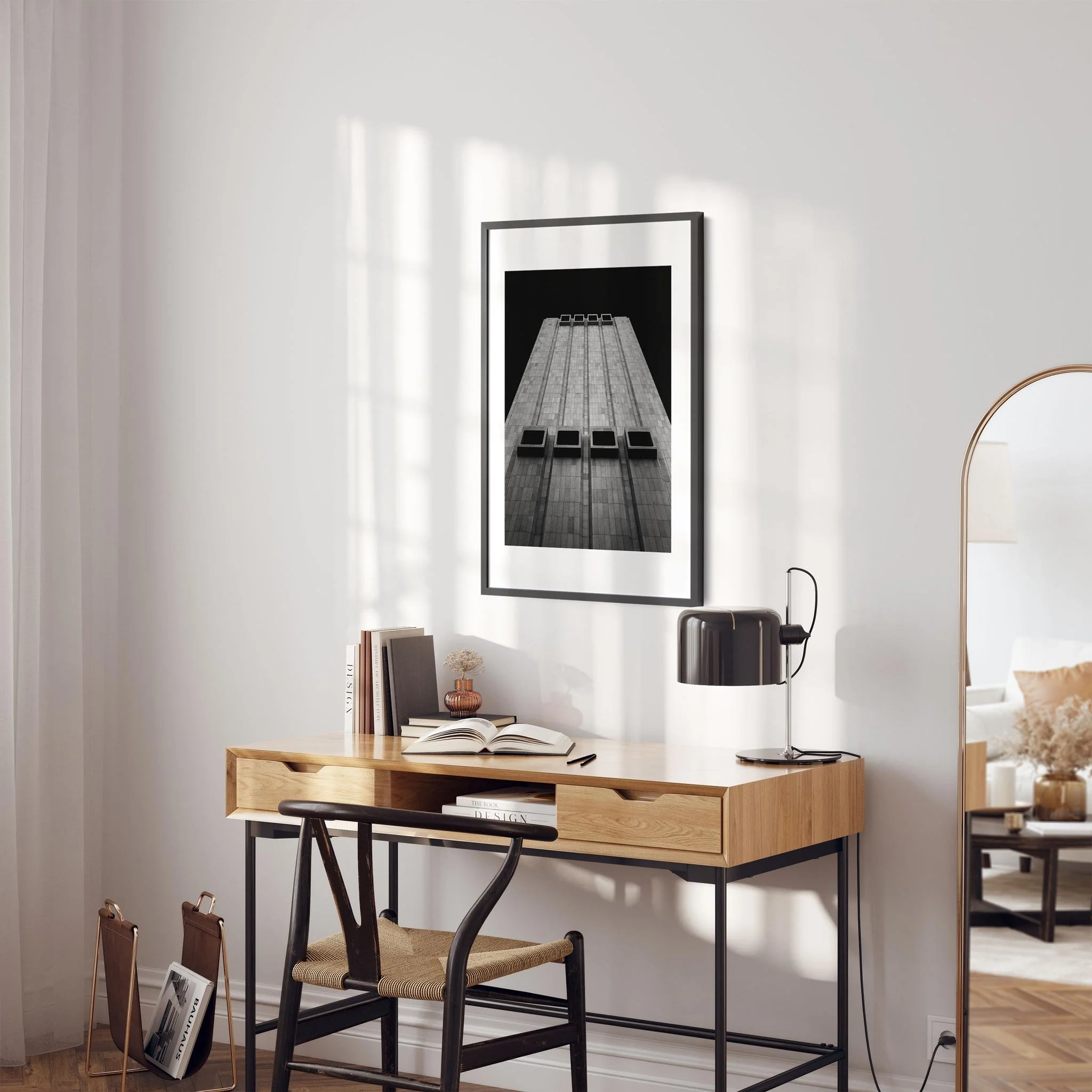 33 Thomas Street - Black and White New York City Architecture Photography Fine Art Print