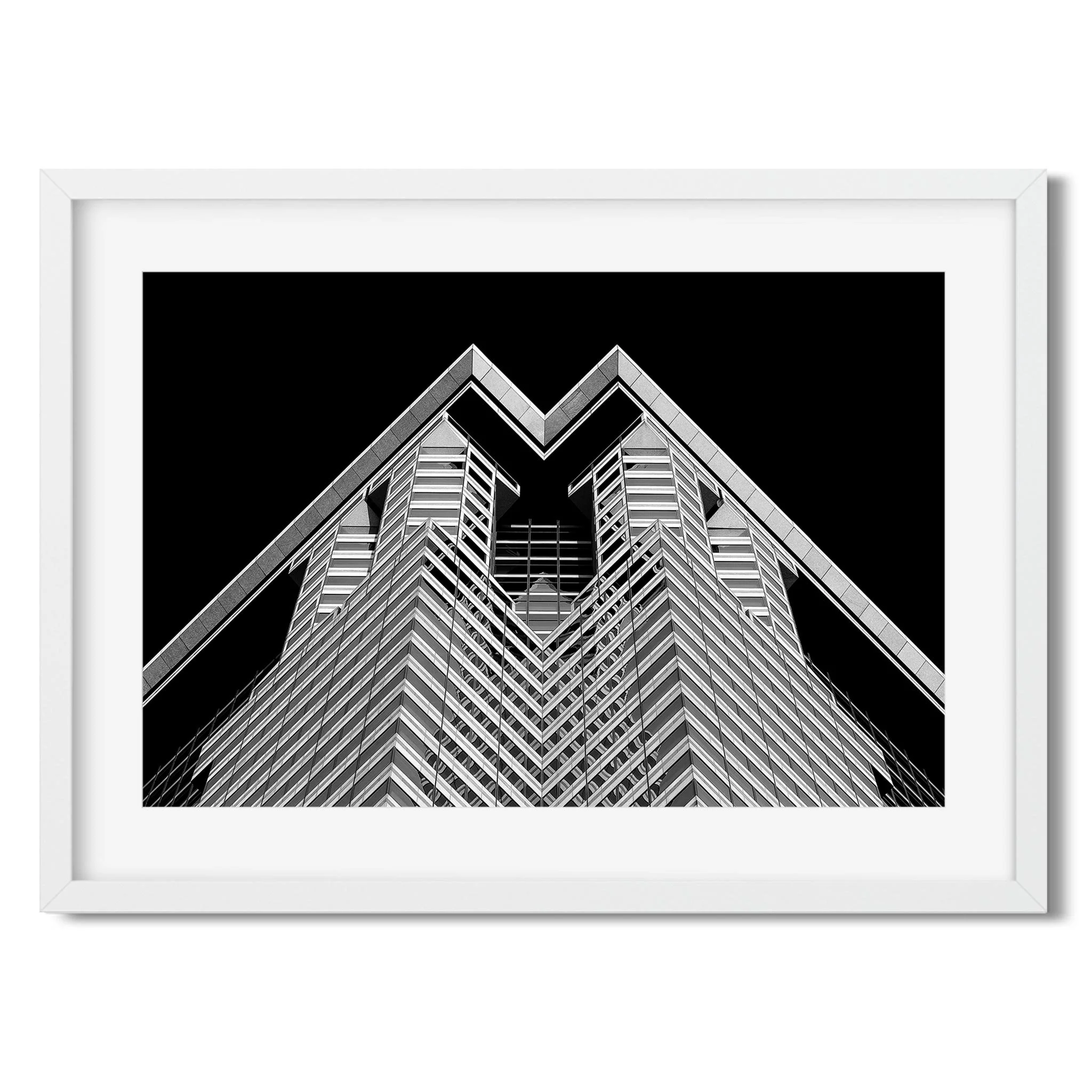 60 Wall Street - Black and White New York City Architecture Photography Fine Art Print