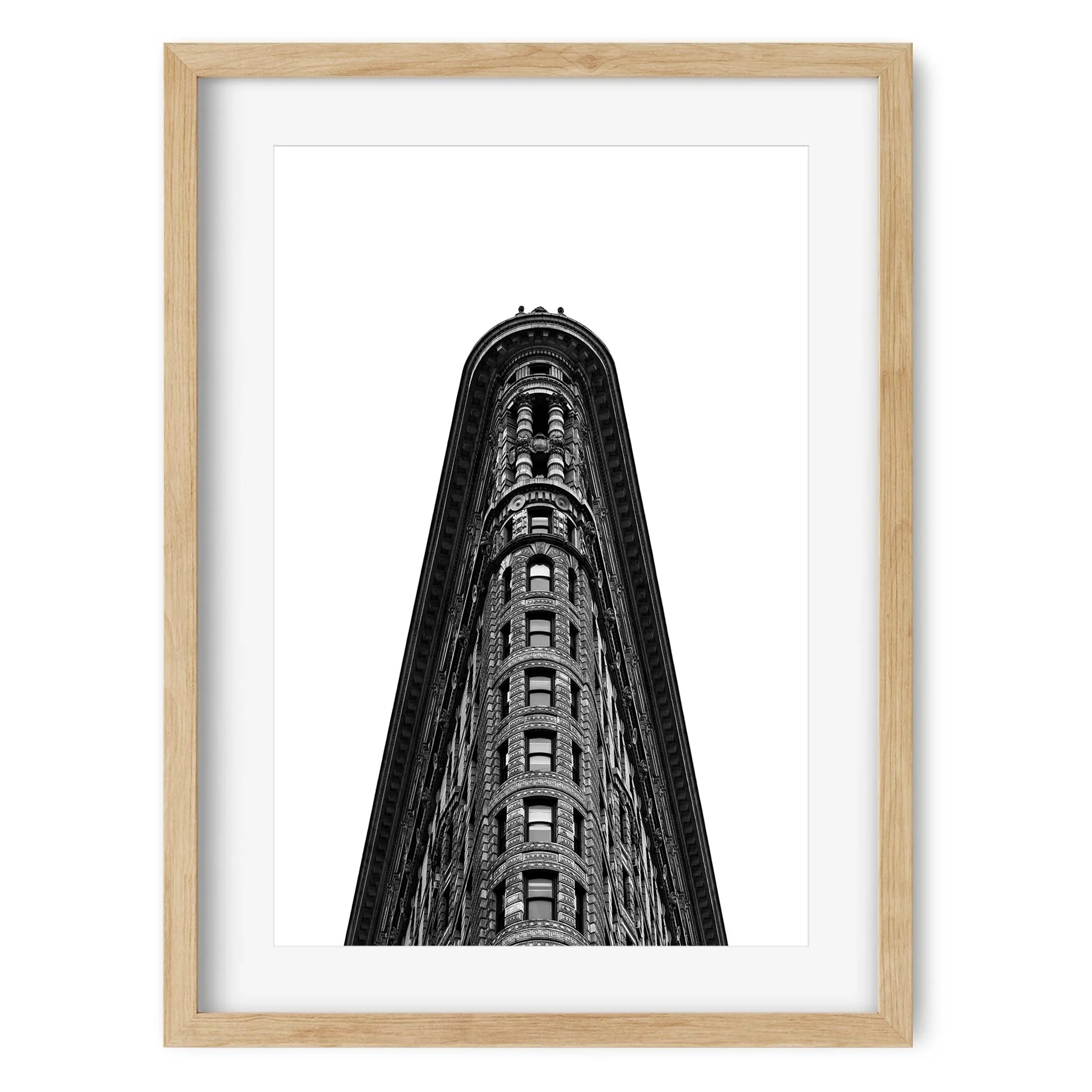 Flatiron Building - Black and White New York City Architecture Photography Fine Art Print