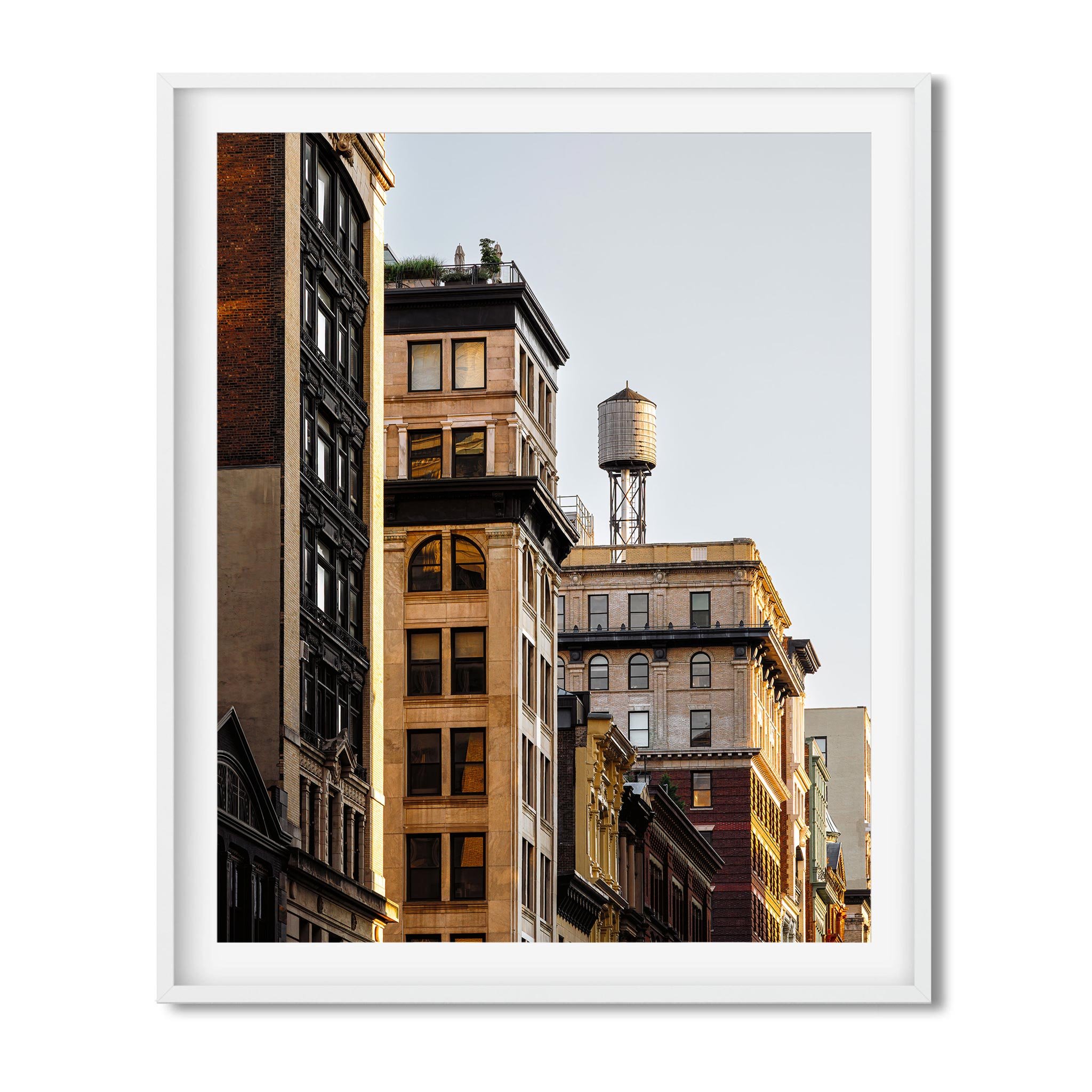 Water Tower on 666 Broadway NoHo Manhattan - NYC Photography Color Fine Art Print Wall Art