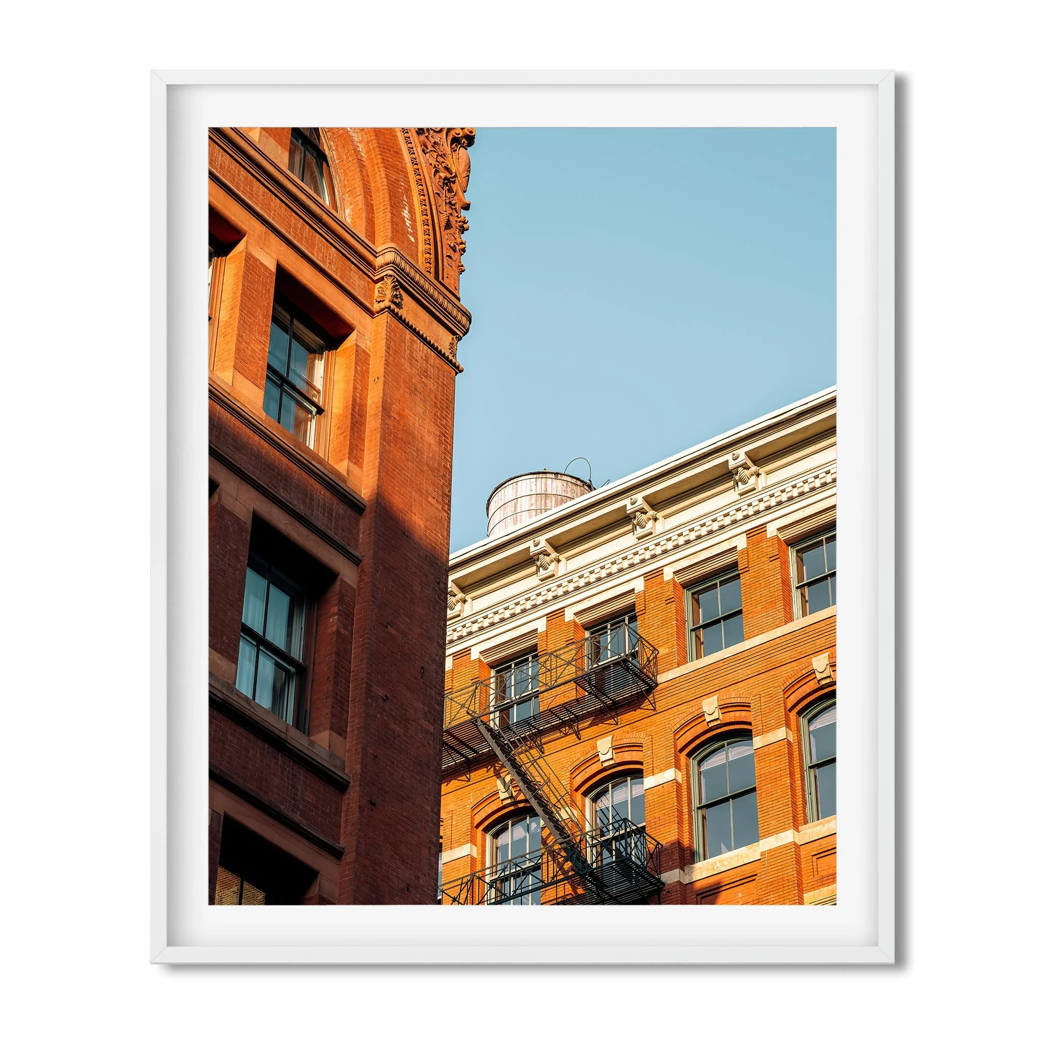 Water Tower in SOHO Manhattan - NYC Photography Color Fine Art Print Wall Art