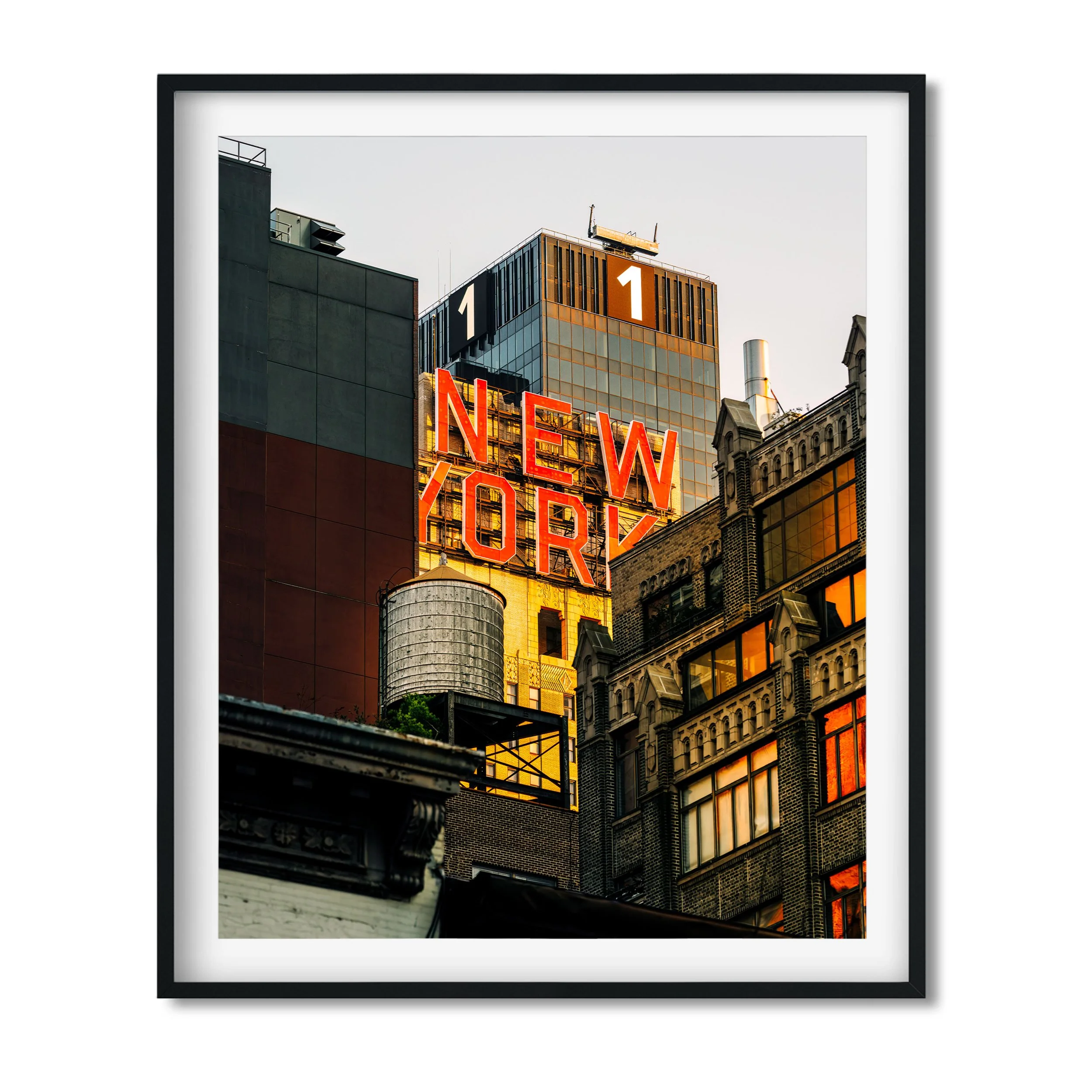 Water Tower with New Yorker sign, Hell's Kitchen 2023