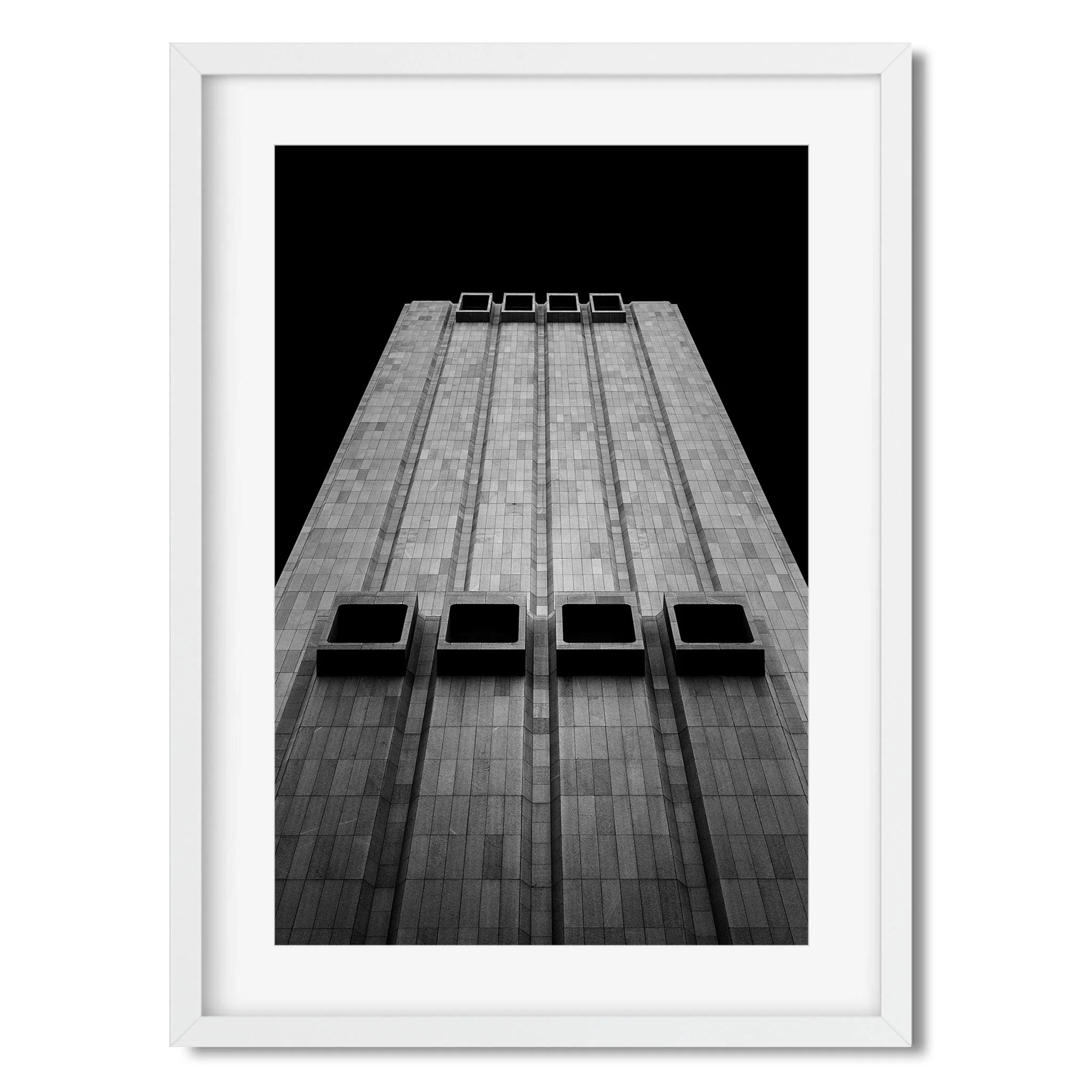 33 Thomas Street - Black and White New York City Architecture Photography Fine Art Print