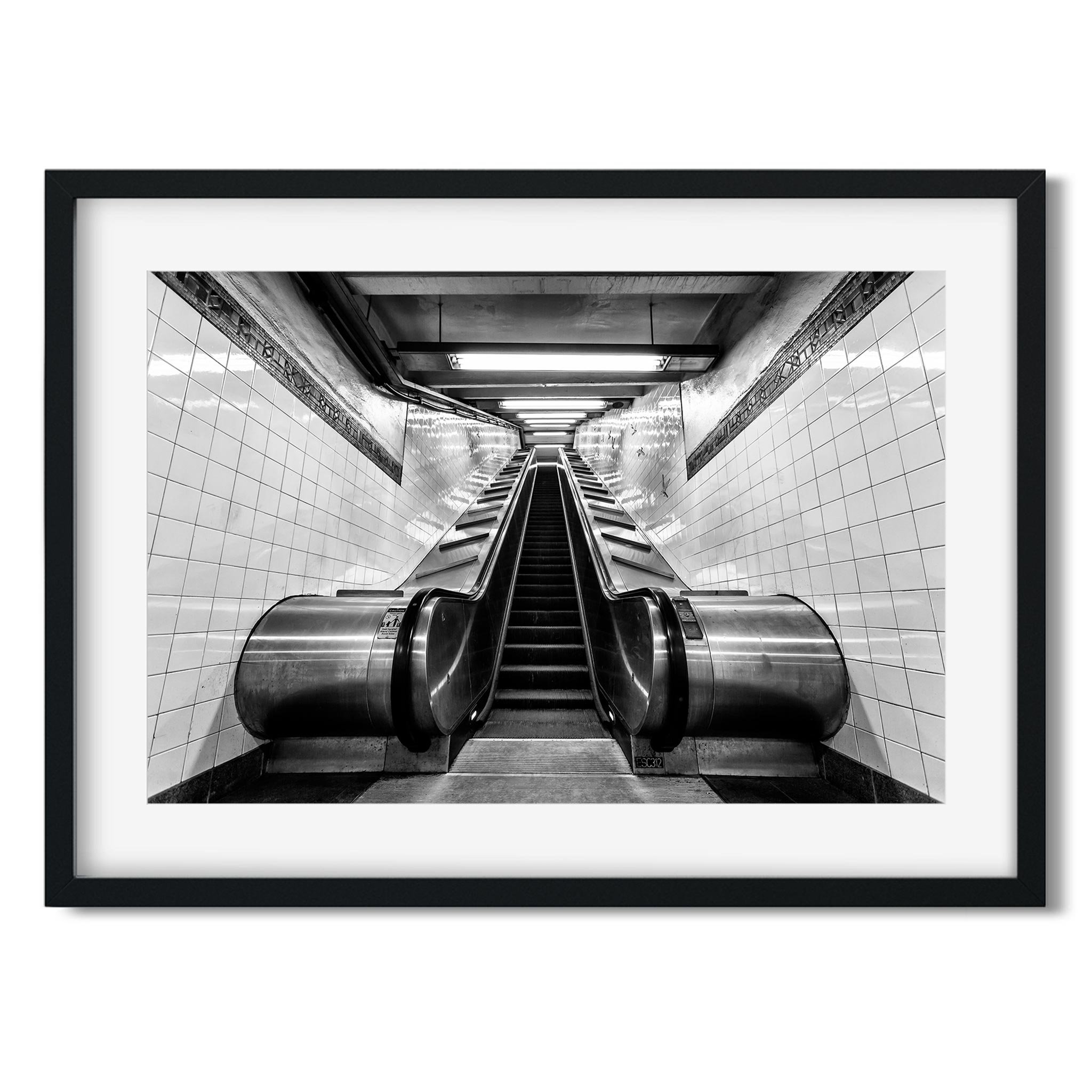 South Ferry/Whitehall Street station - Black and White NYC Architecture Photography Fine Art Print