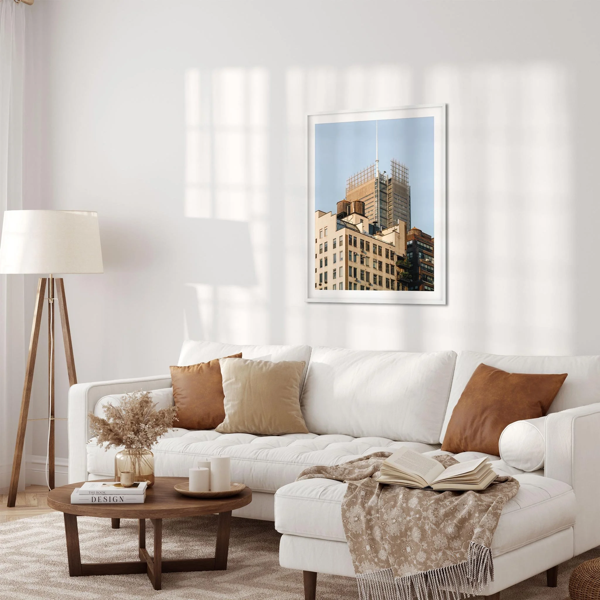Water Tower on 344 W 38th St in Garment District - NYC Photography Color Fine Art Print Wall Art