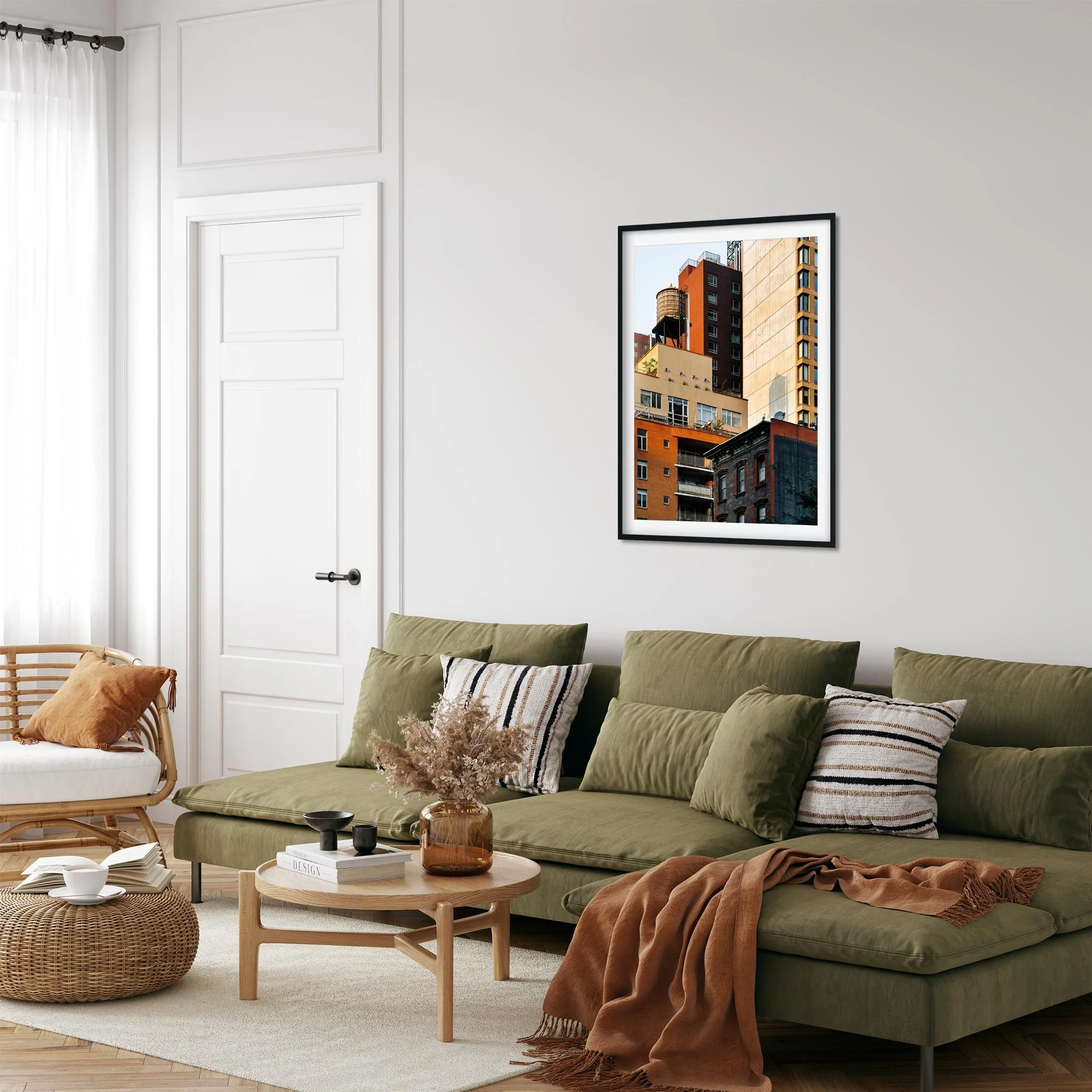 Water Tower on 502 9th Ave in Garment District - NYC Photography Color Fine Art Print Wall Art