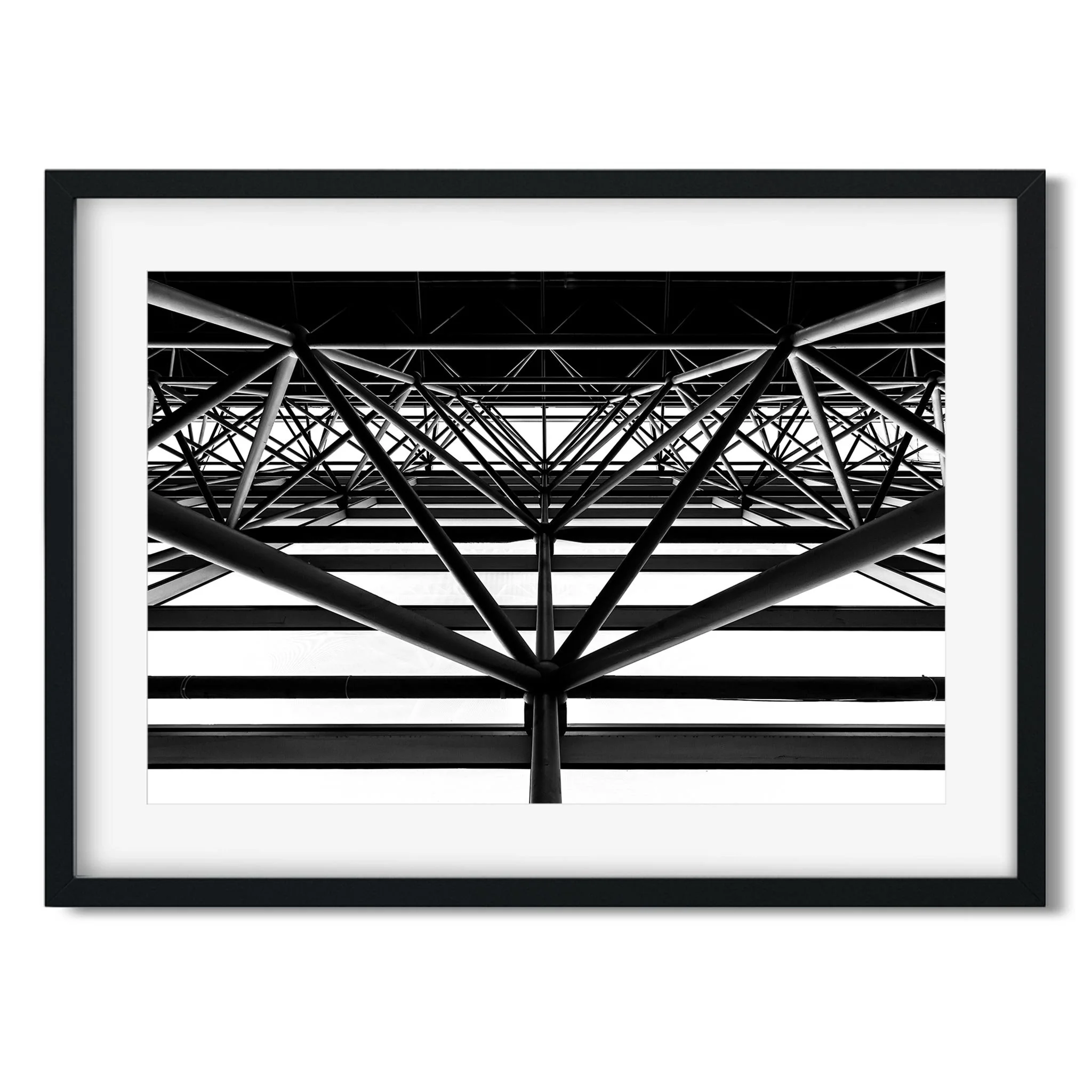 Jacob K. Javits Convention Center - Black and White NYC Architecture Photography Fine Art Print