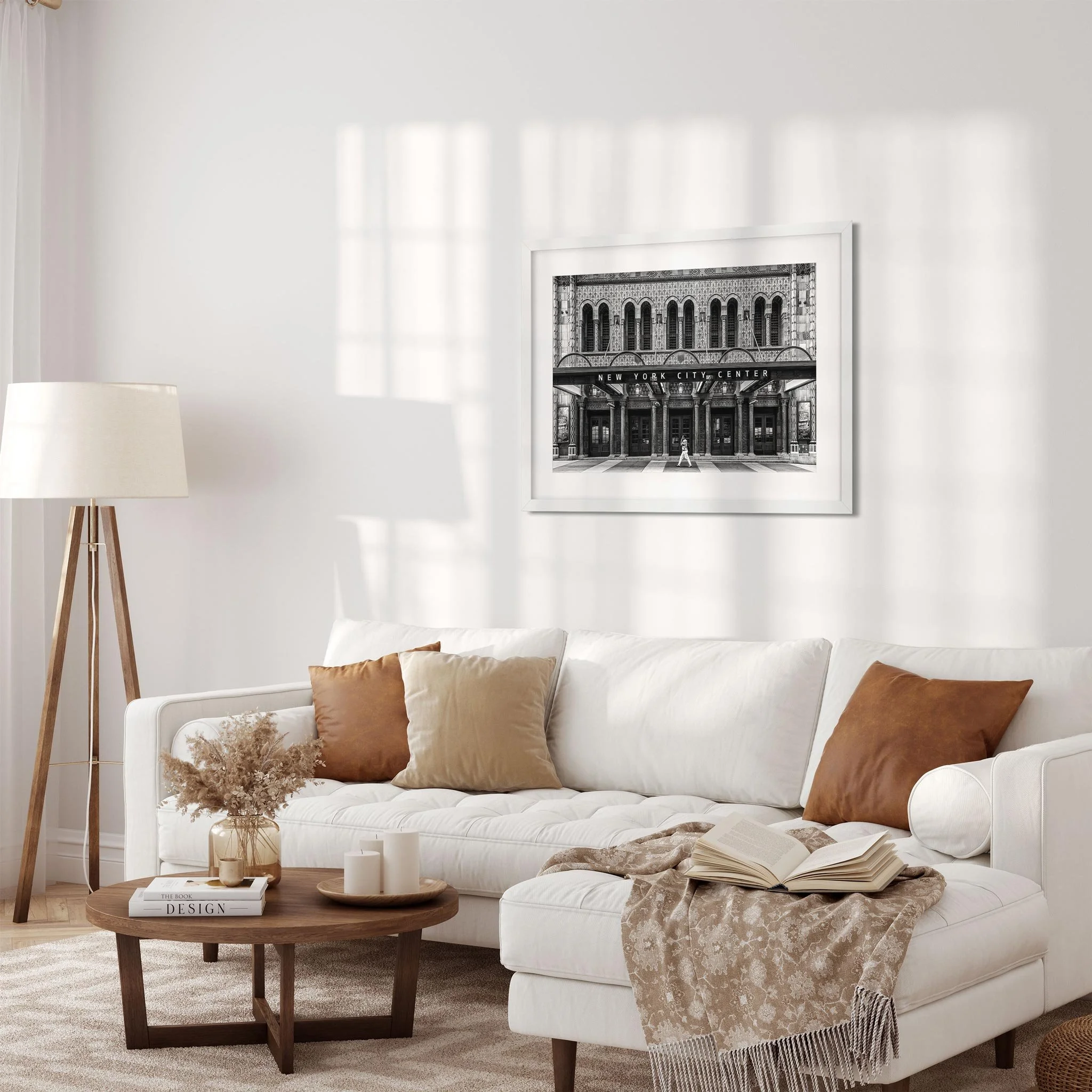 New York City Center - Black and White New York City Architecture Photography Fine Art Print