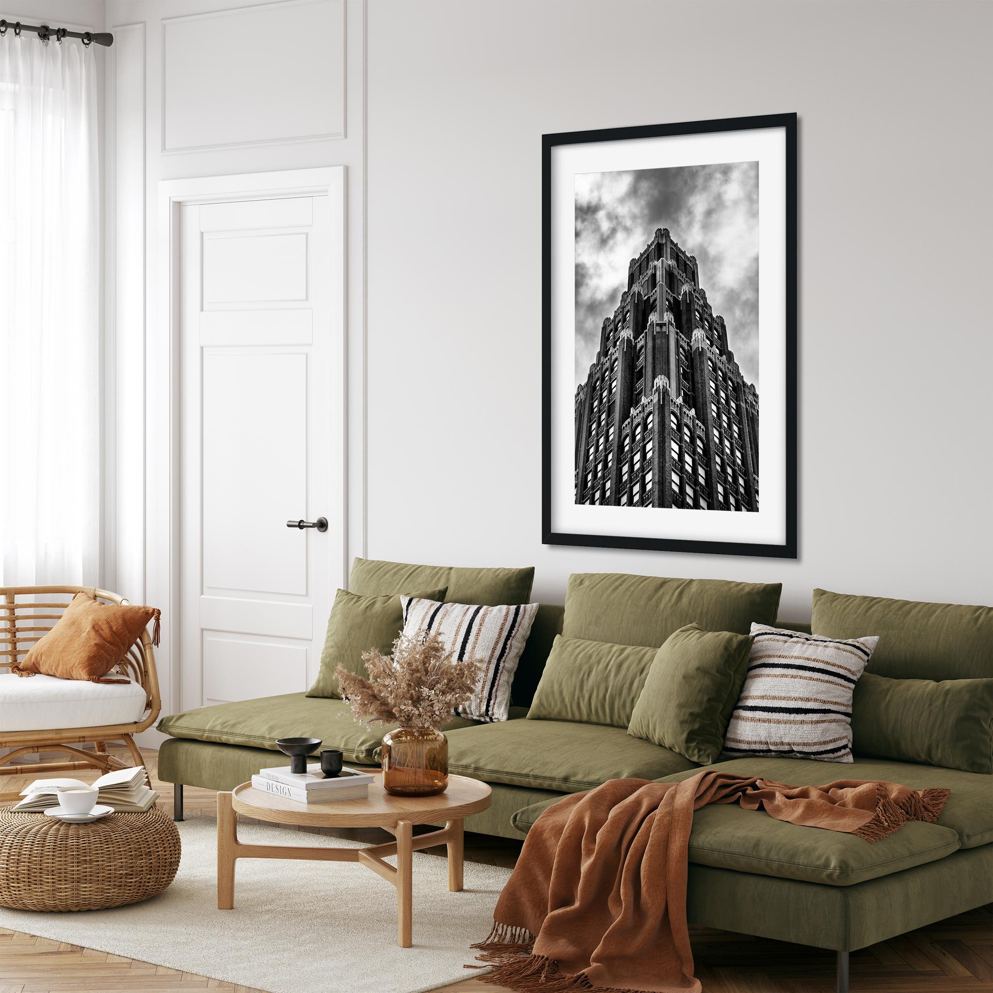 519 8th Avenue, Brooklyn - Black and White New York City Architecture Photography Fine Art Print