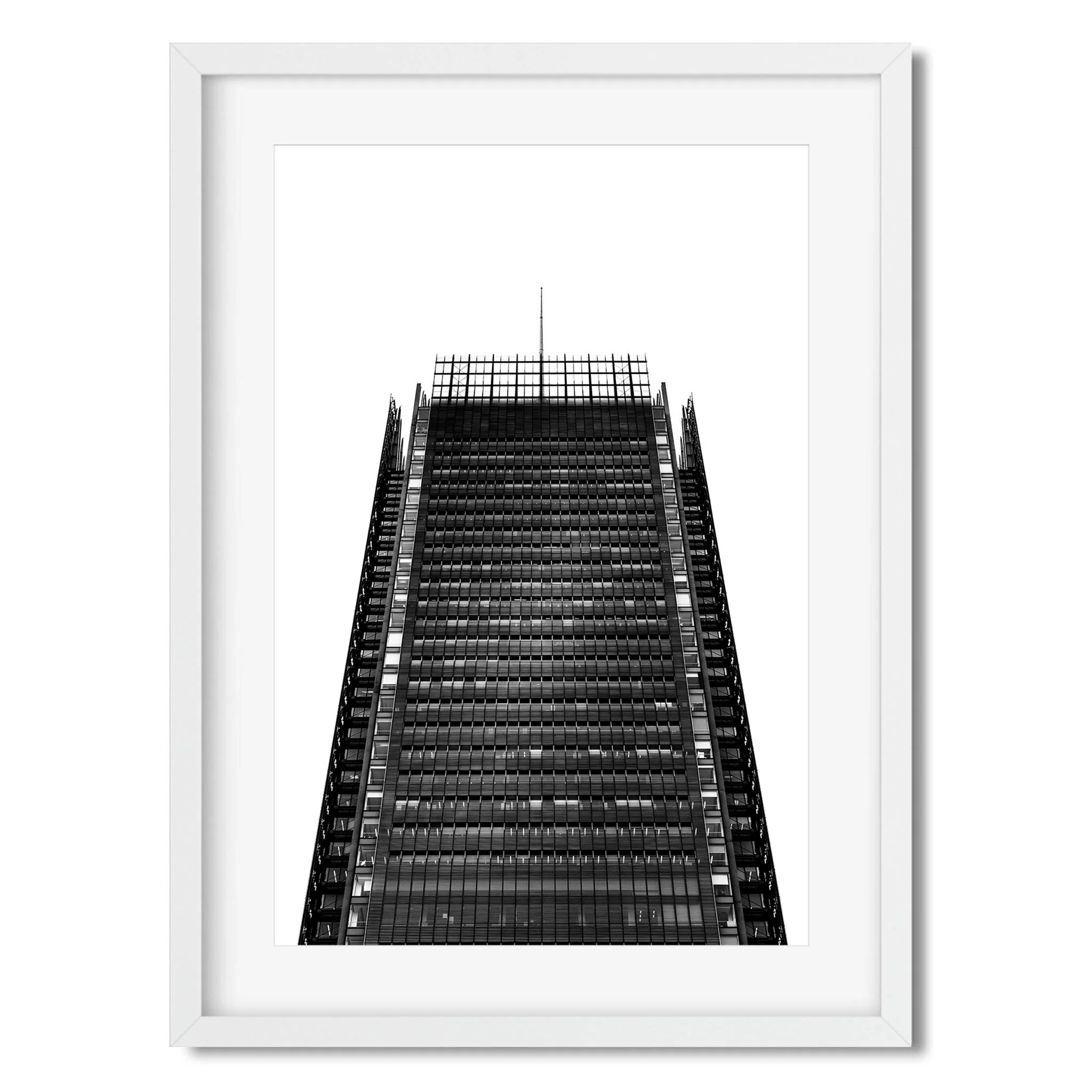 The New York Times Building - Black and White New York City Architecture Photography Fine Art Print