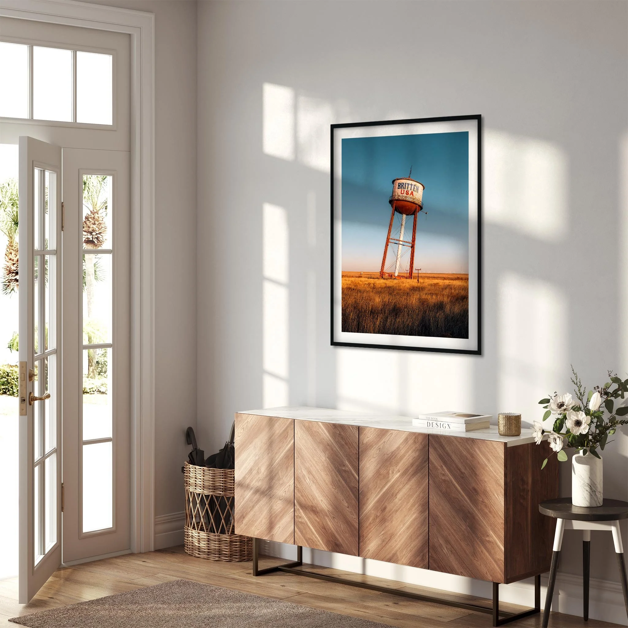 Britten USA Water Tower, Groom Texas - Water Tower Photography Color Fine Art Print Wall Art