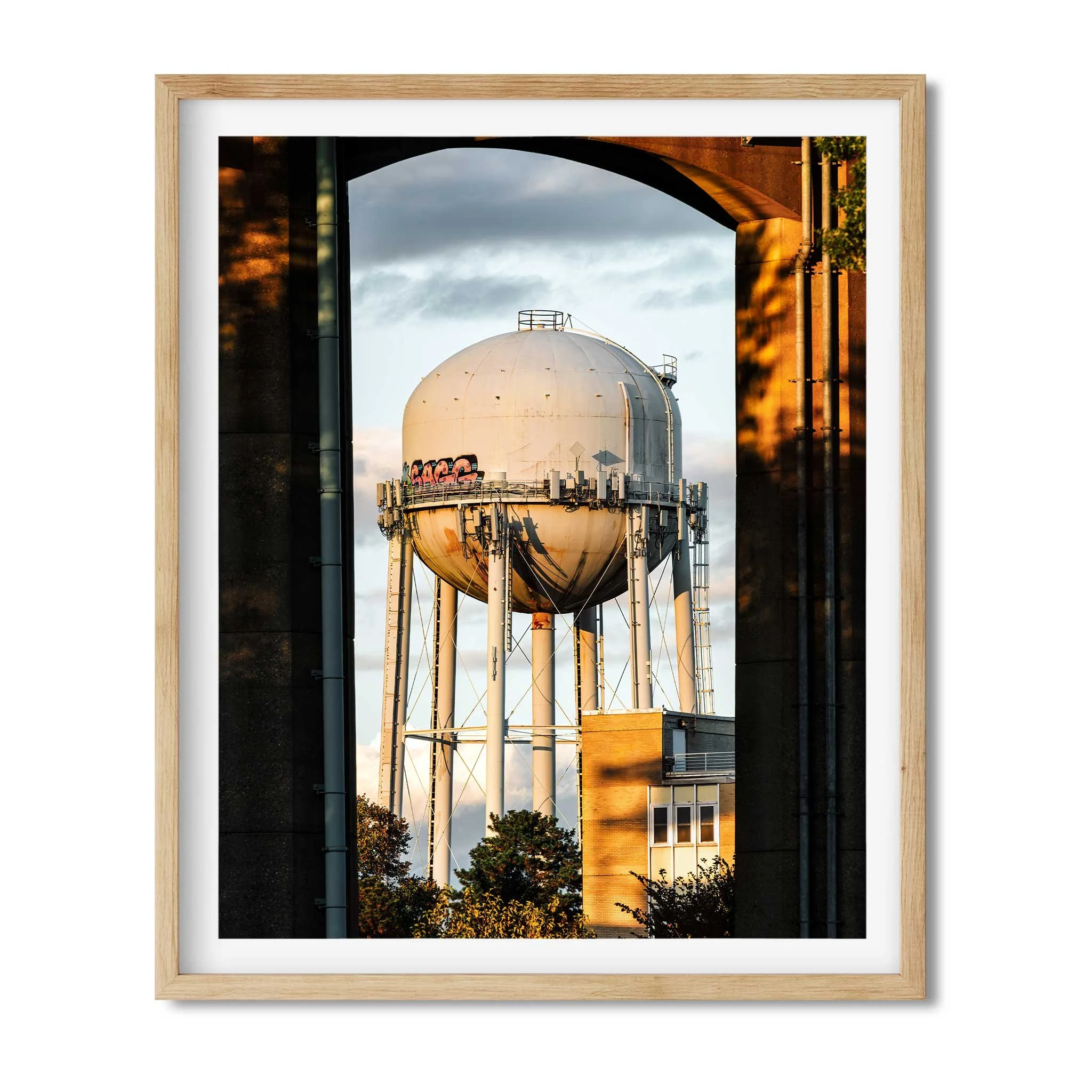 Water Tower on Randall’s Island - New York City Photography Color Fine Art Print Wall Art