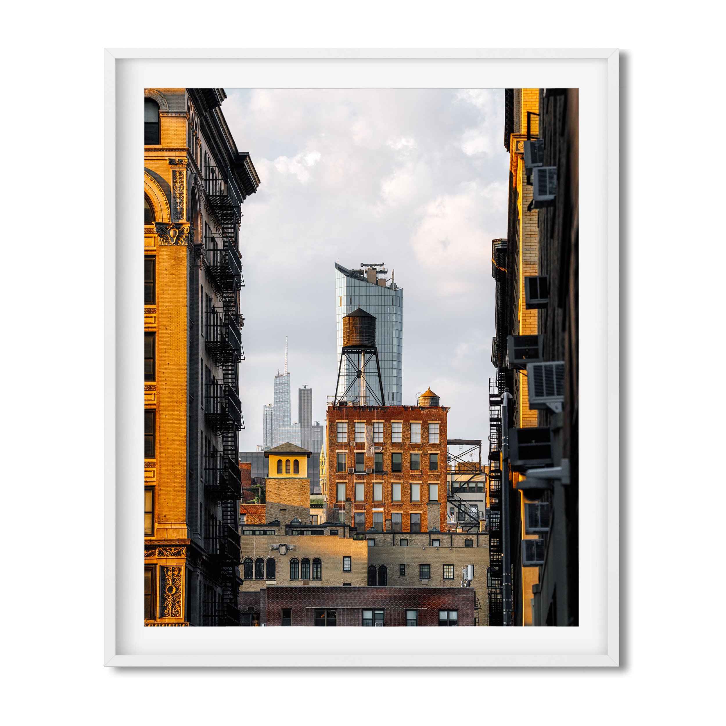 Water Tower on 29 E 10th Street in Greenwich Village - NYC Photography Color Fine Art Print Wall Art