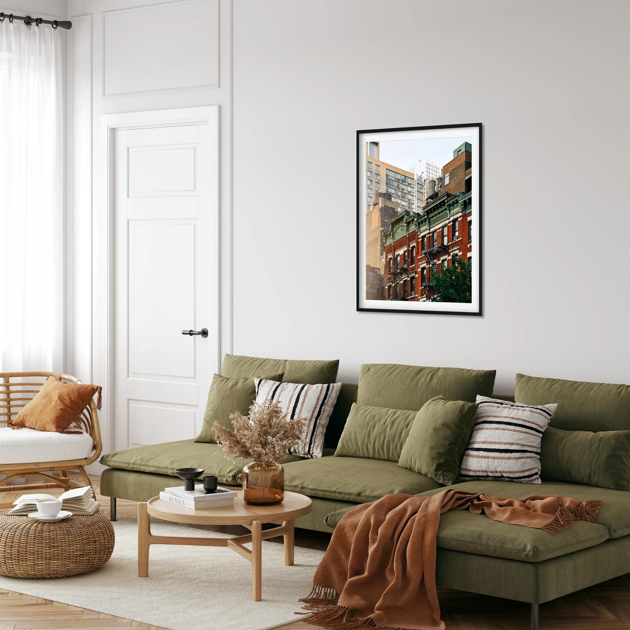 Water Tower on 360 W 36th St in Garment District - NYC Photography Color Fine Art Print Wall Art