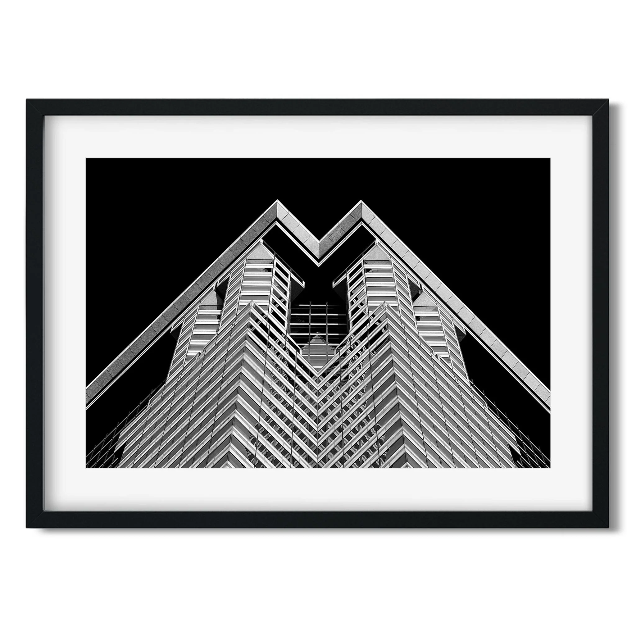 60 Wall Street - Black and White New York City Architecture Photography Fine Art Print