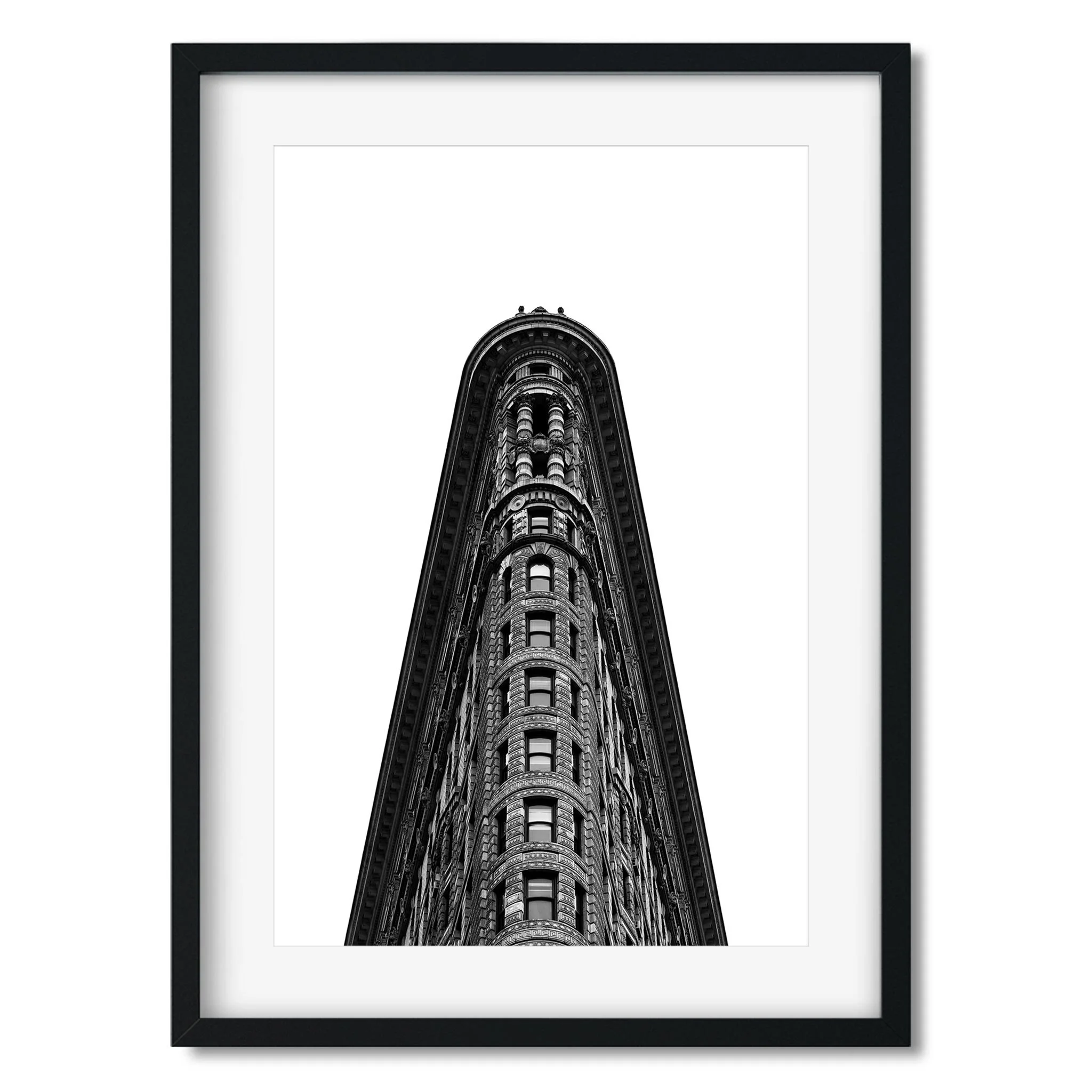 Flatiron Building - Black and White New York City Architecture Photography Fine Art Print