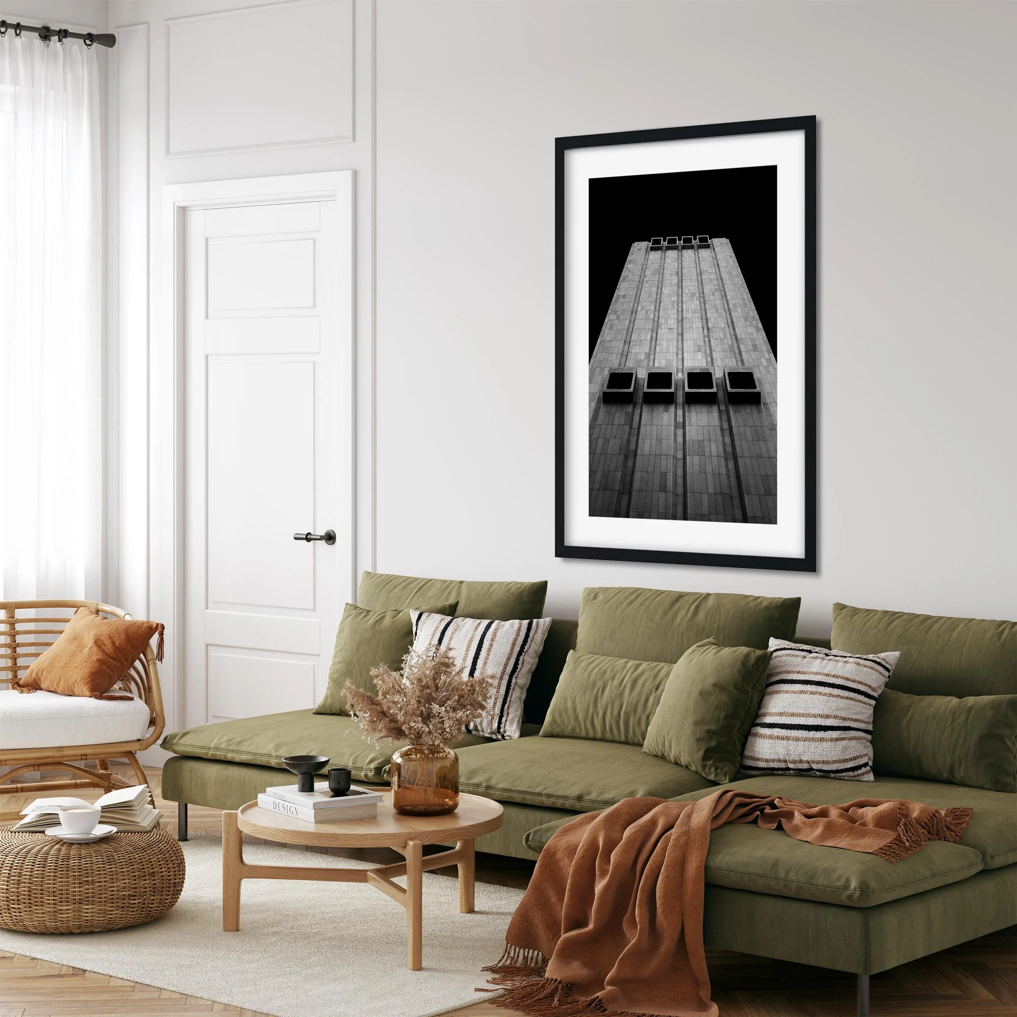 33 Thomas Street - Black and White New York City Architecture Photography Fine Art Print