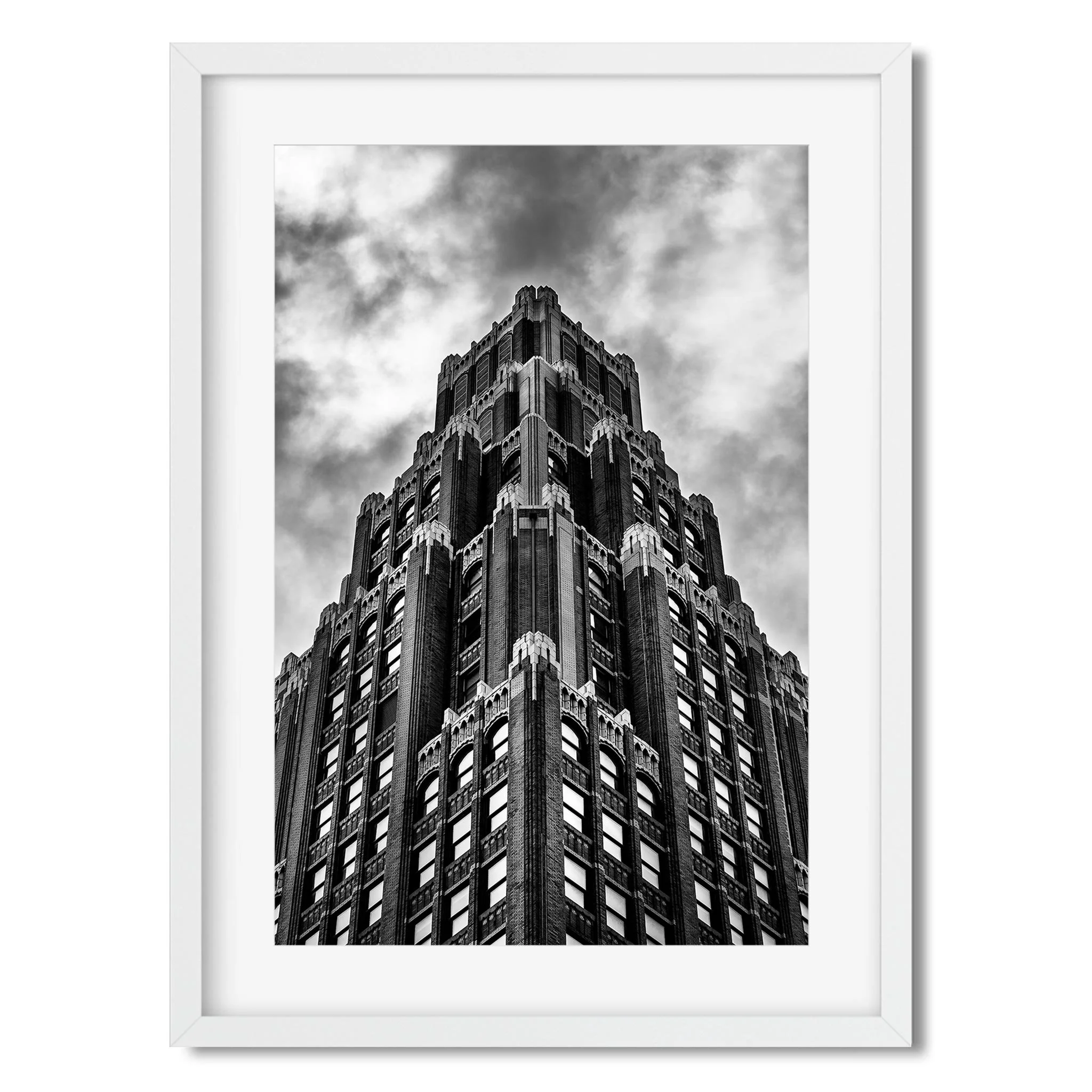 519 8th Avenue, Brooklyn - Black and White New York City Architecture Photography Fine Art Print