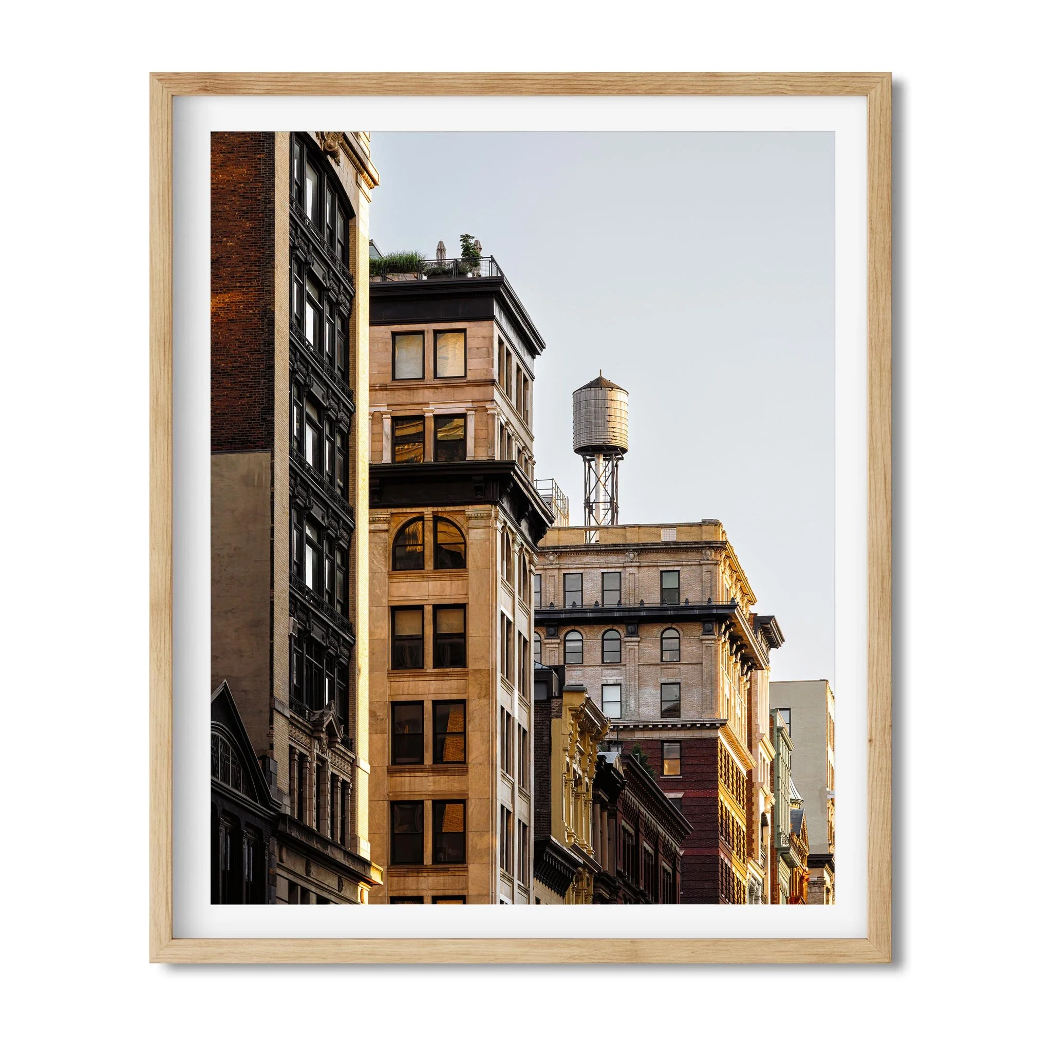 Water Tower on 666 Broadway NoHo Manhattan - NYC Photography Color Fine Art Print Wall Art