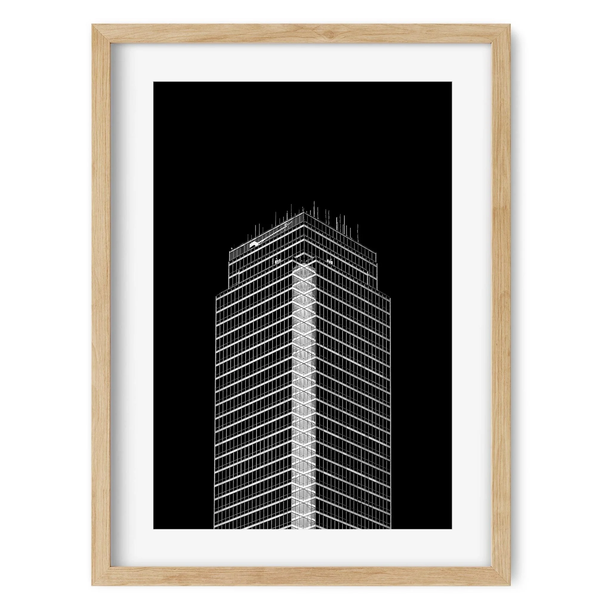 901 Main Street, Dallas - Taxes Black and White Architecture Photography Fine Art Print