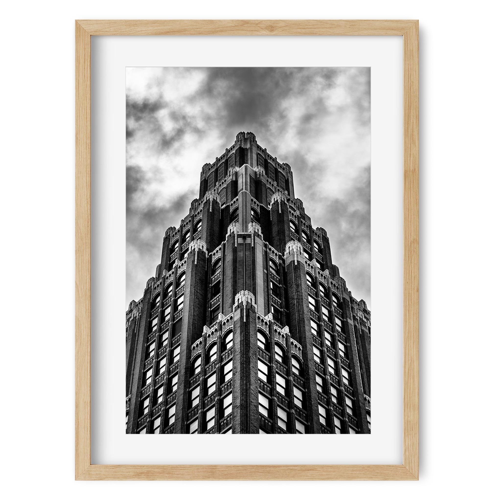 519 8th Avenue, Brooklyn - Black and White New York City Architecture Photography Fine Art Print