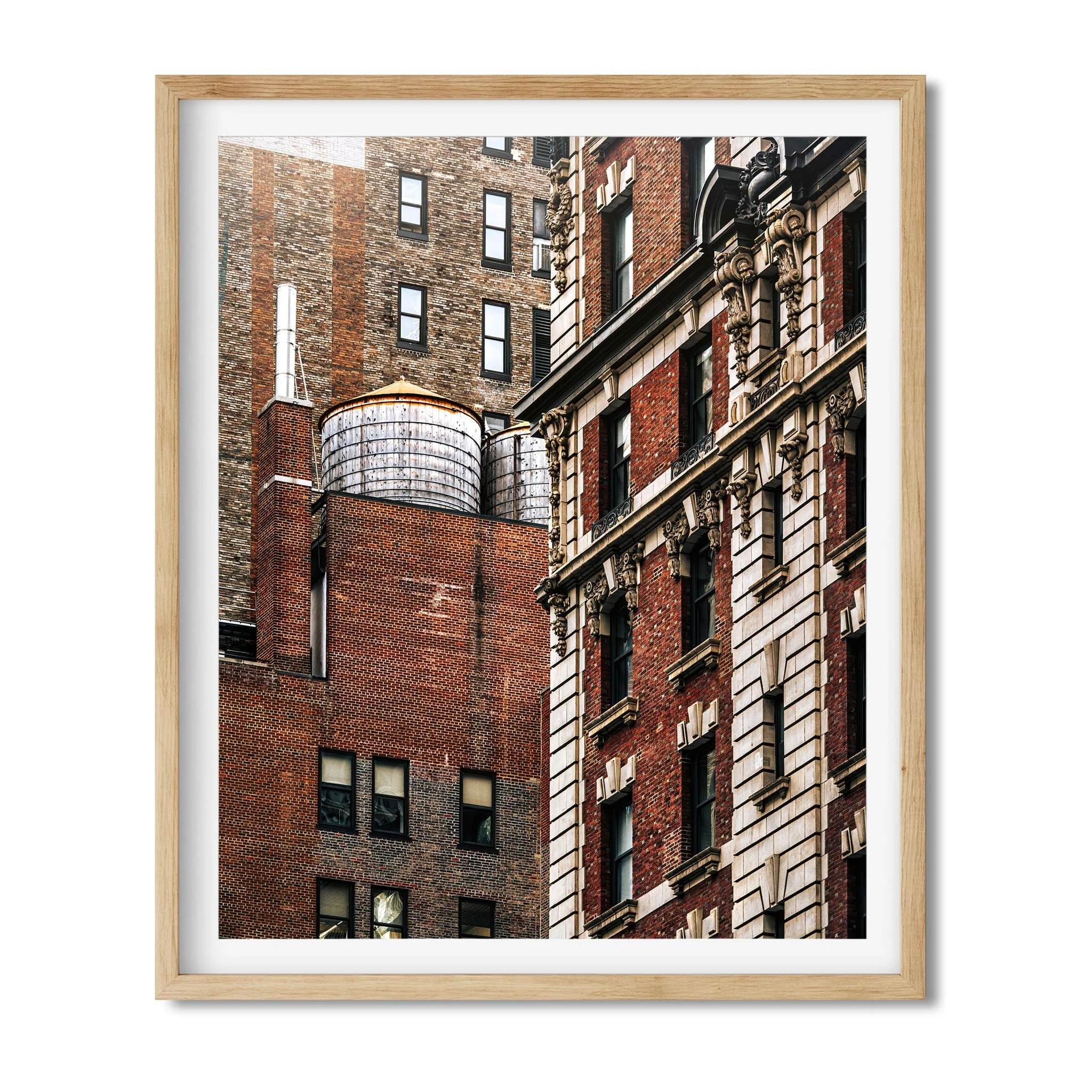 Water Tower in 8th Avenue Hell's Kitchen Manhattan - NYC Photography Color Fine Art Print Wall Art