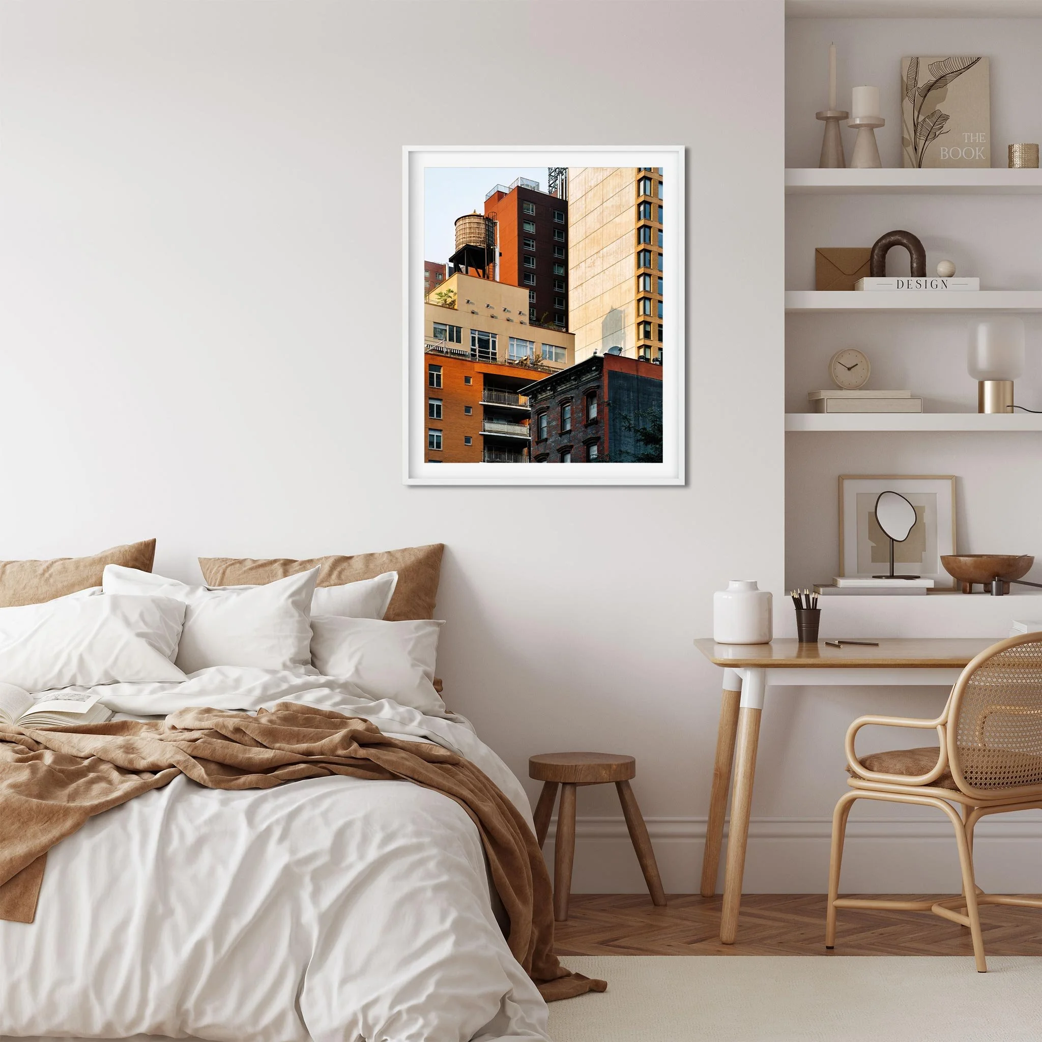 Water Tower on 502 9th Ave in Garment District - NYC Photography Color Fine Art Print Wall Art