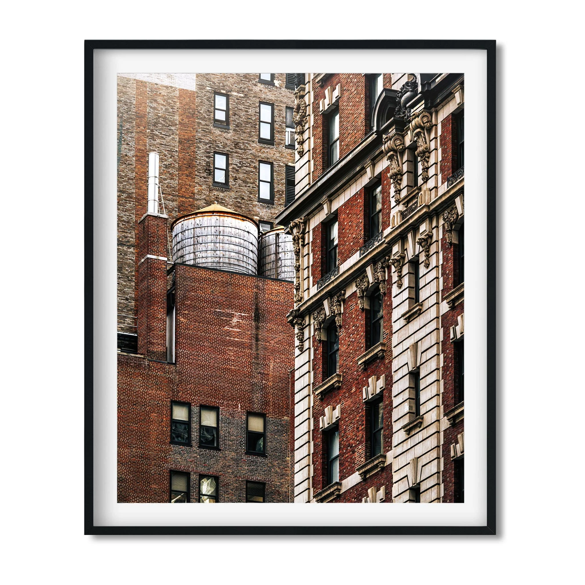 Water Tower in 8th Avenue Hell's Kitchen Manhattan - NYC Photography Color Fine Art Print Wall Art