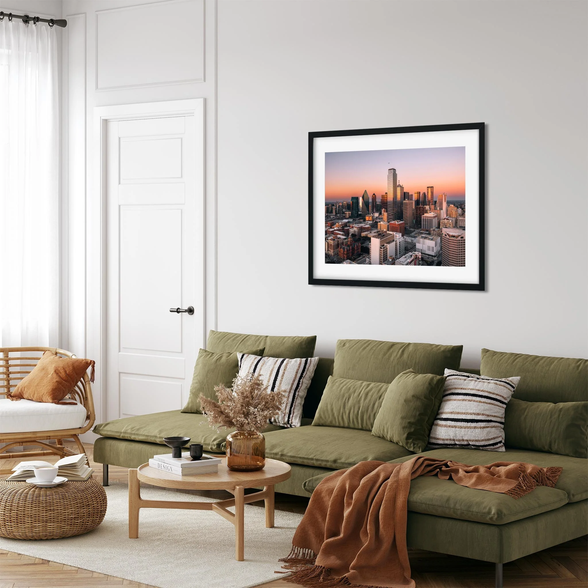 Downtown Dallas Skyline - Taxes Cityscape Photography Fine Art Print