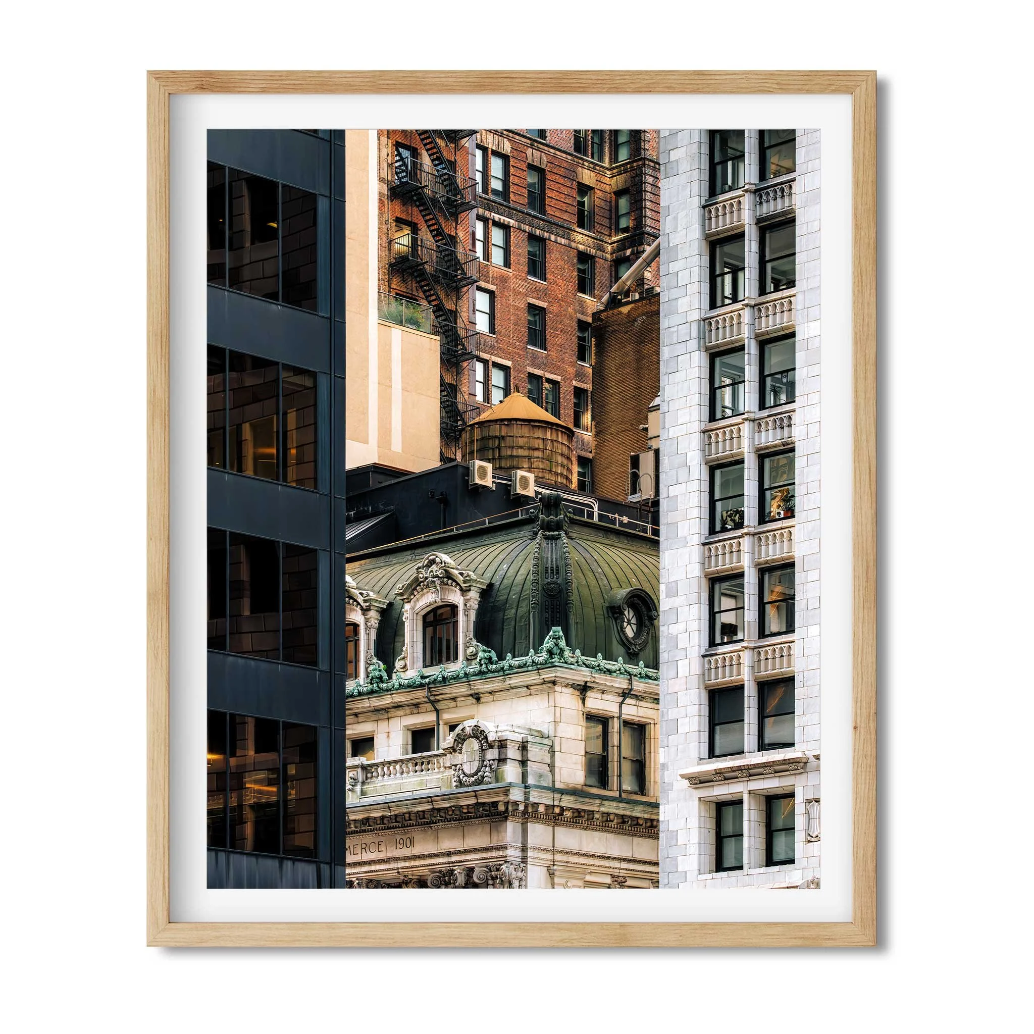 Water Tower on Liberty Street Manhattan - New York City Photography Color Fine Art Print Wall Art