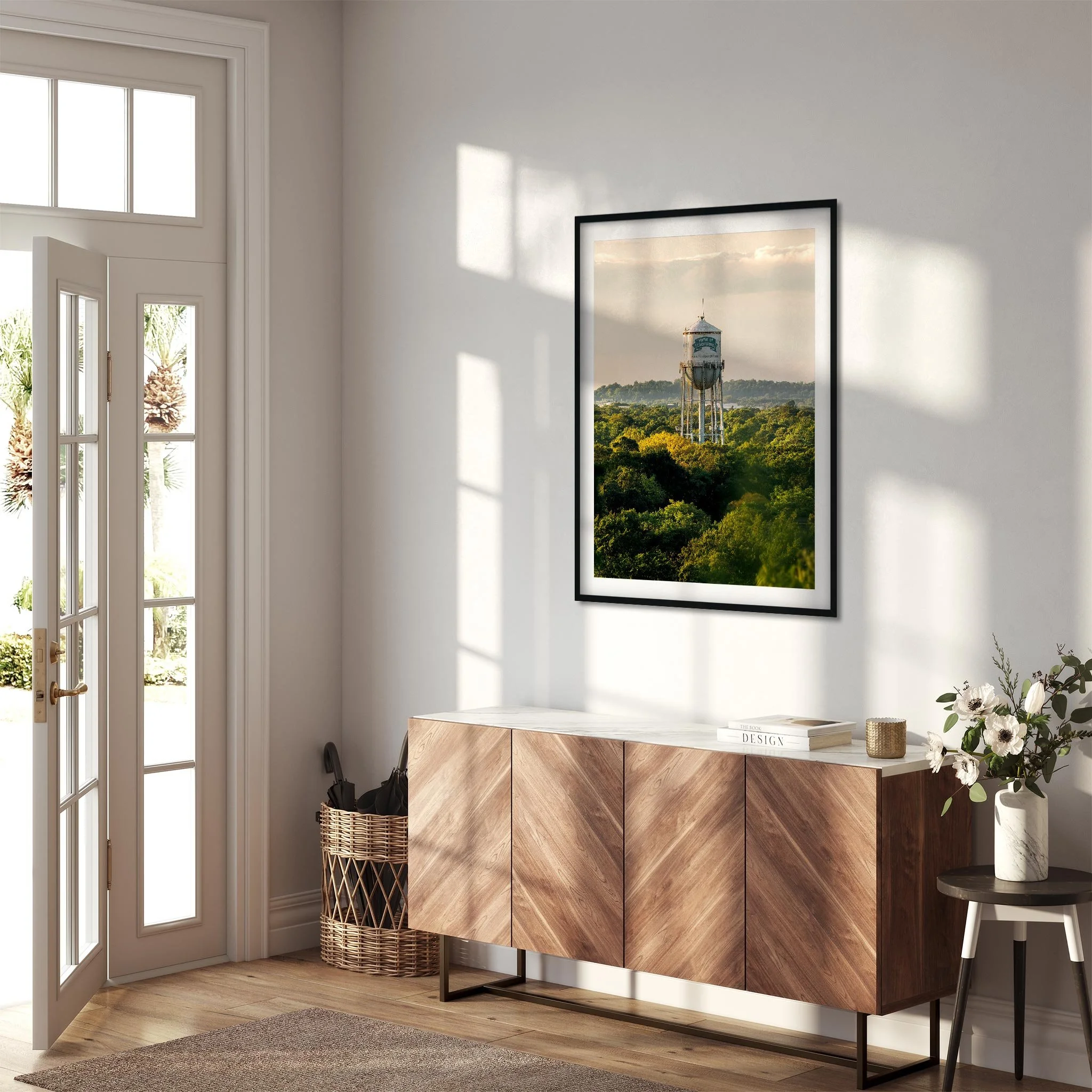 Home of Champions Water Tower in Freeport - New York Photography Color Fine Art Print Wall Art