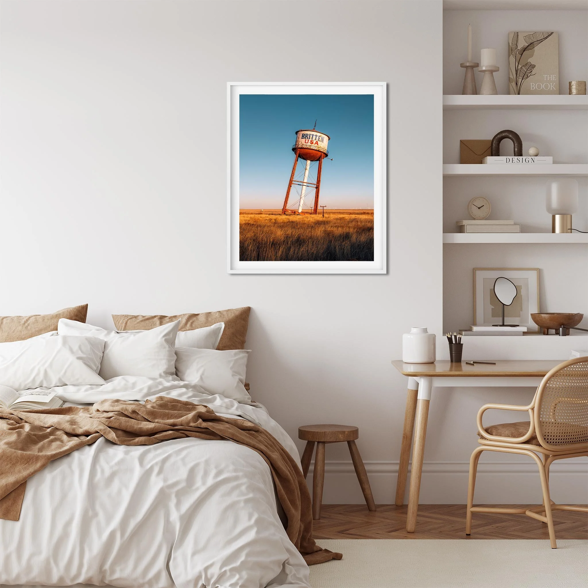 Britten USA Water Tower, Groom Texas - Water Tower Photography Color Fine Art Print Wall Art