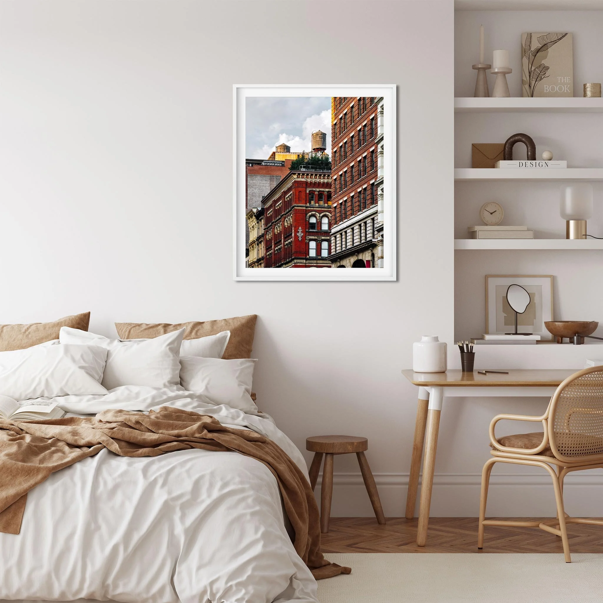 Water Tower on 676 Broadway, NoHo Manhattan - NYC Photography Color Fine Art Print Wall Art