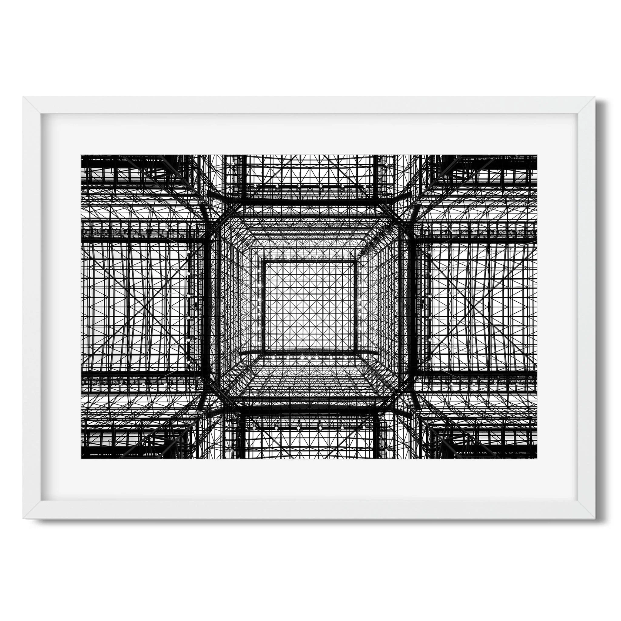 Jacob K. Javits Convention Center - Black and White NYC Architecture Photography Fine Art Print
