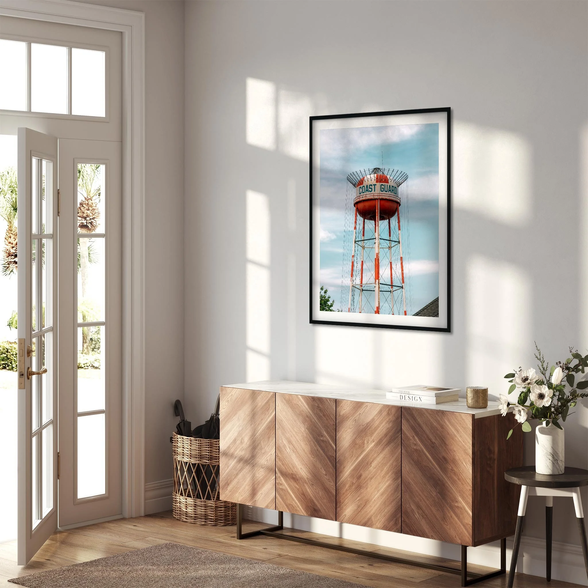 Coast Guard Water Tower, Cape May New Jersey Photography Color Fine Art Print Wall Art