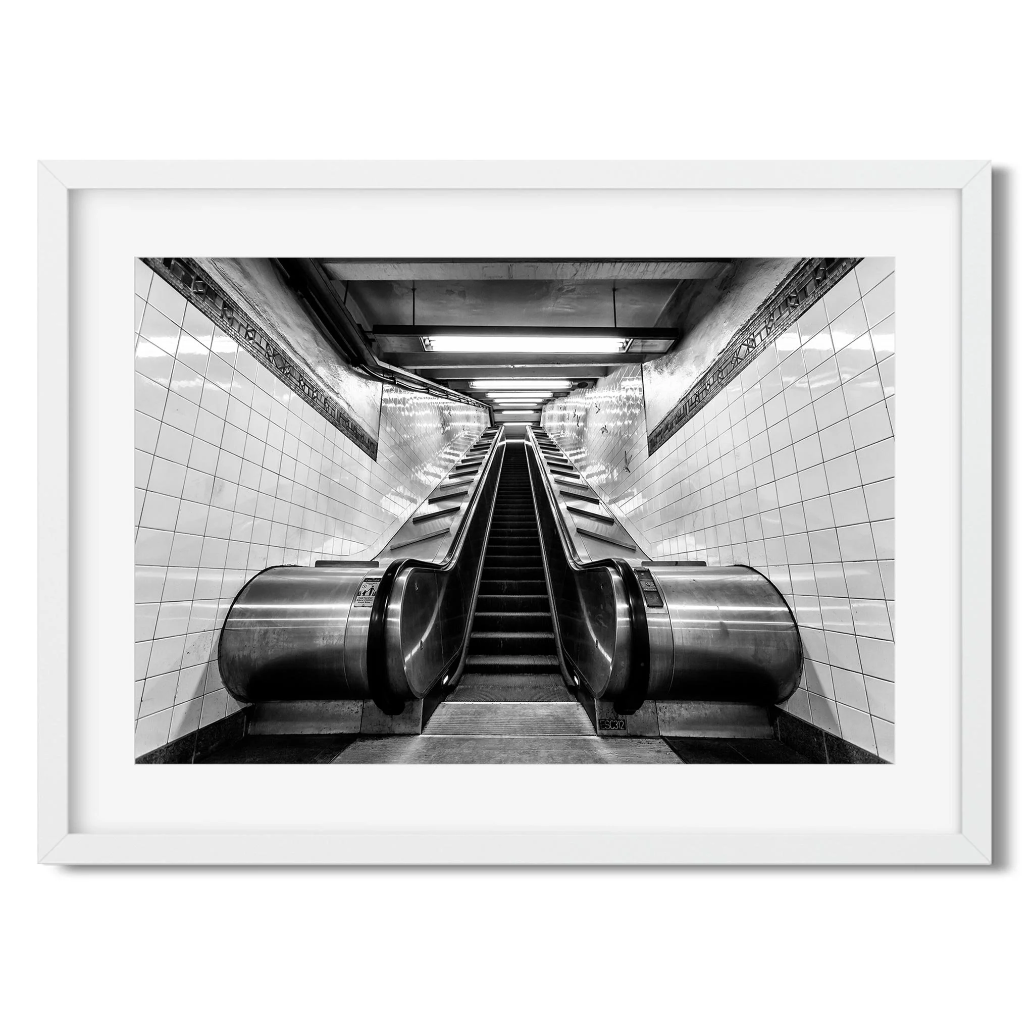 South Ferry/Whitehall Street station - Black and White NYC Architecture Photography Fine Art Print